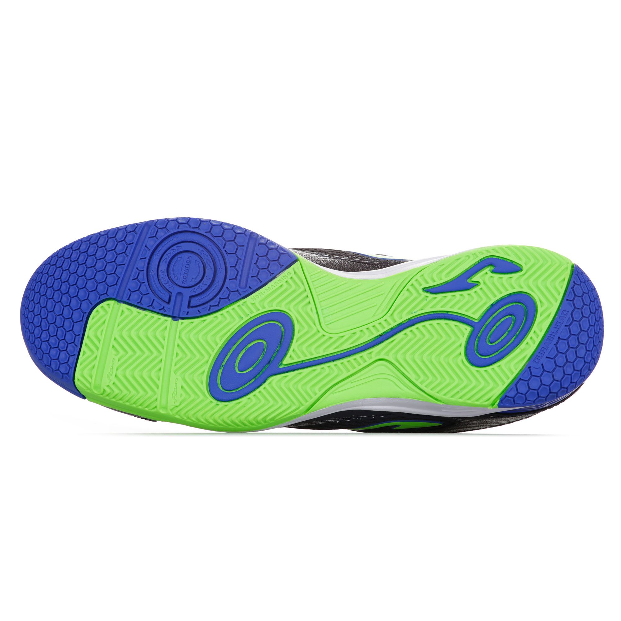 Zapatillas de Fútbol Sala Dribling IN Junior Marino Verde - Fútbol Factory