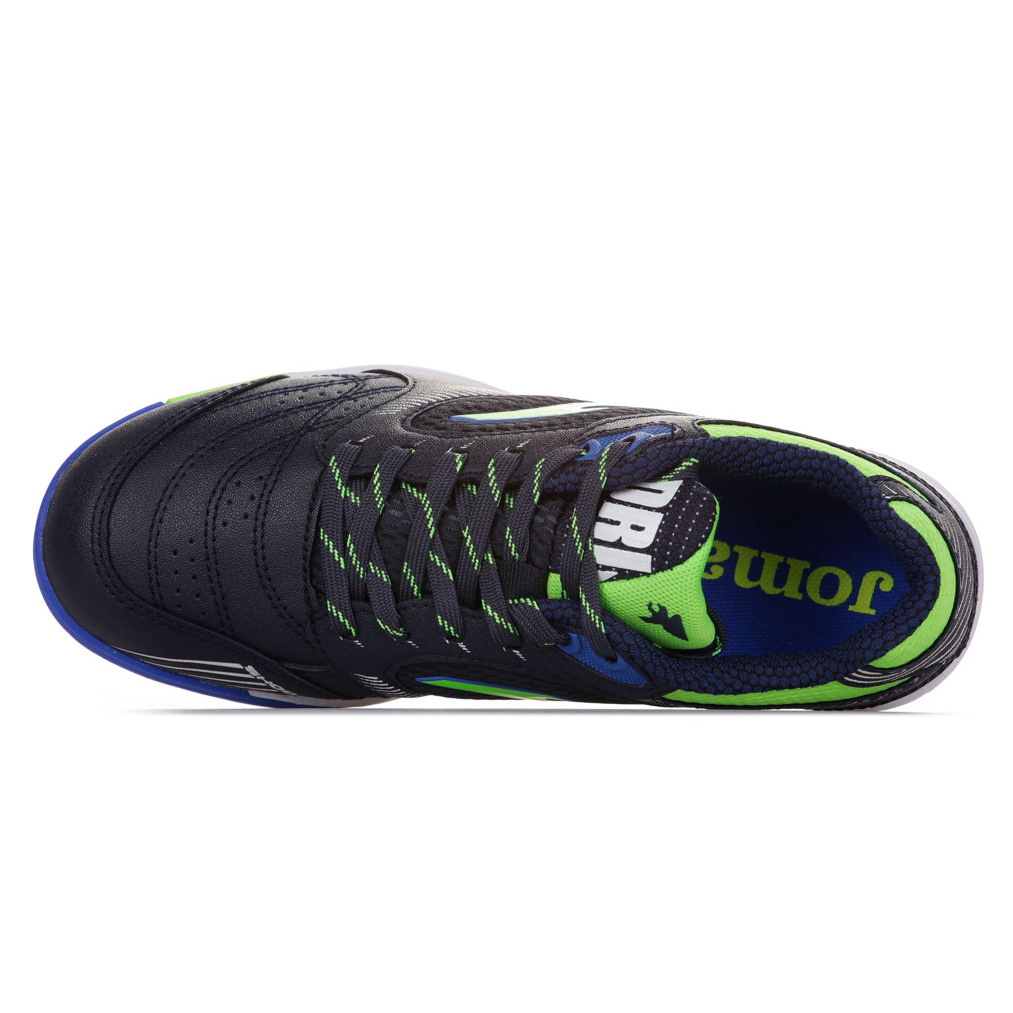 Zapatillas de Fútbol Sala Dribling IN Junior Marino Verde - Fútbol Factory