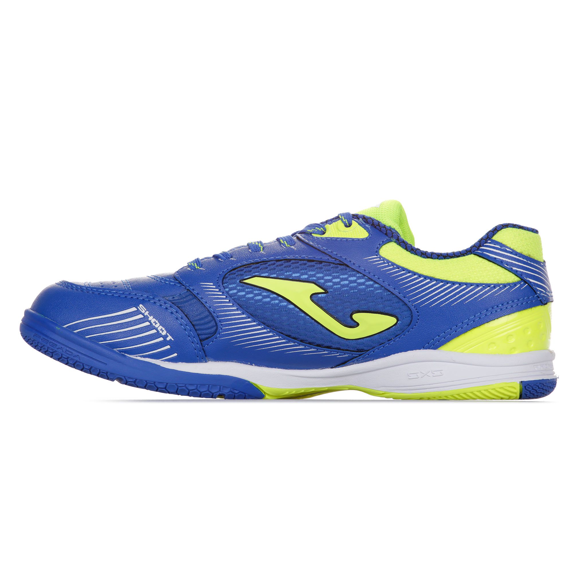 Zapatillas de Fútbol Sala Dribling IN Junior Azul Amarillo - Fútbol Factory