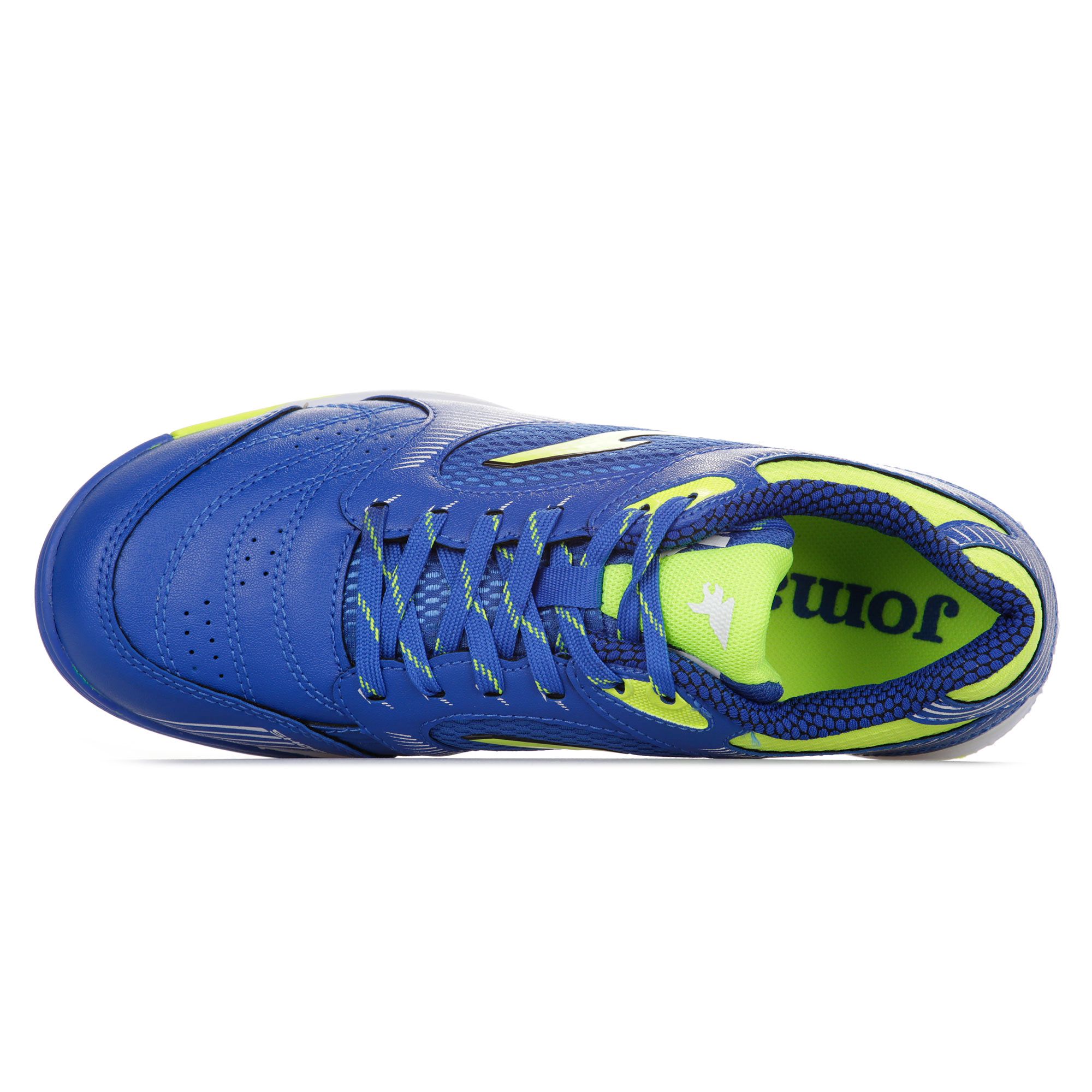 Zapatillas de Fútbol Sala Dribling IN Junior Azul Amarillo - Fútbol Factory