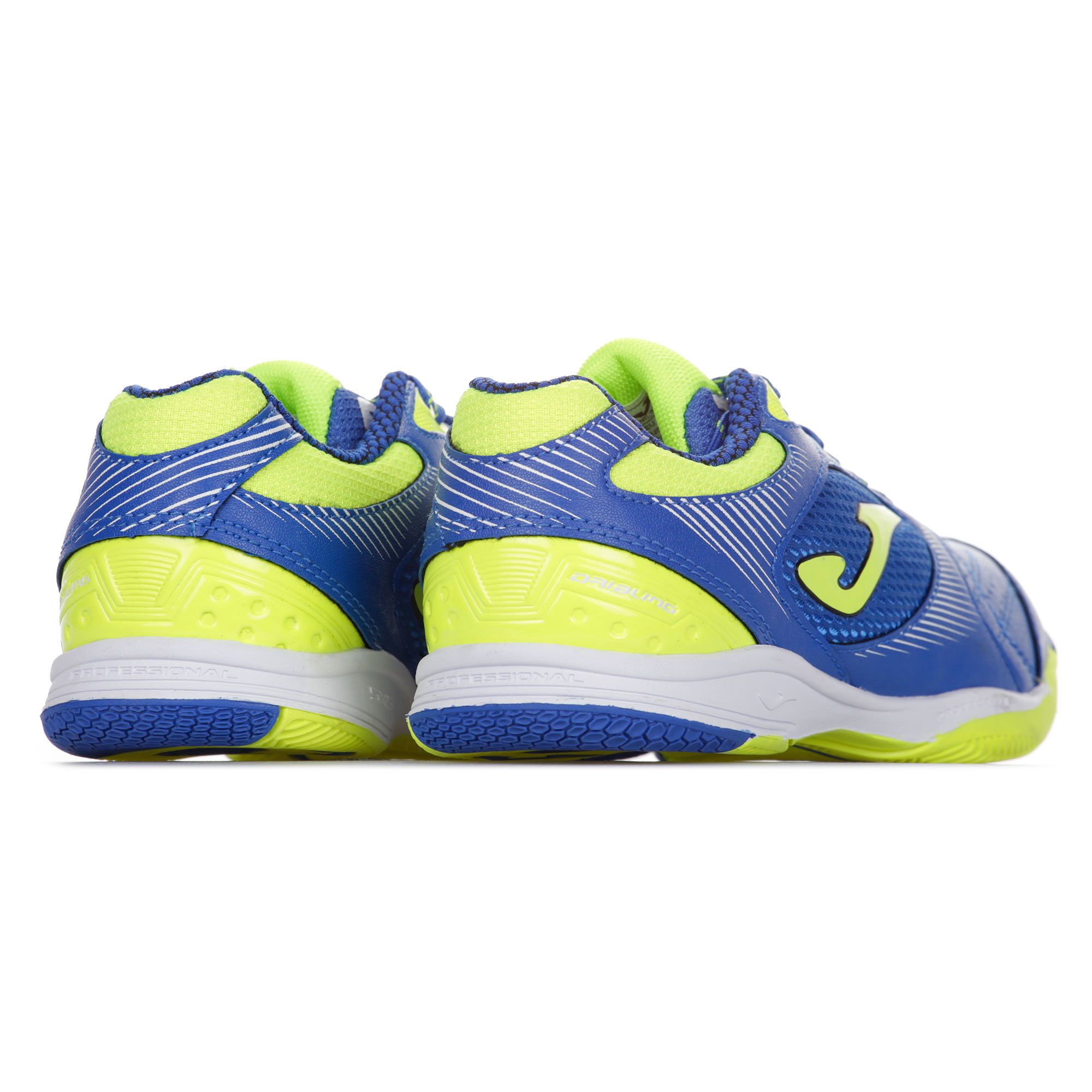 Zapatillas de Fútbol Sala Dribling IN Junior Azul Amarillo - Fútbol Factory