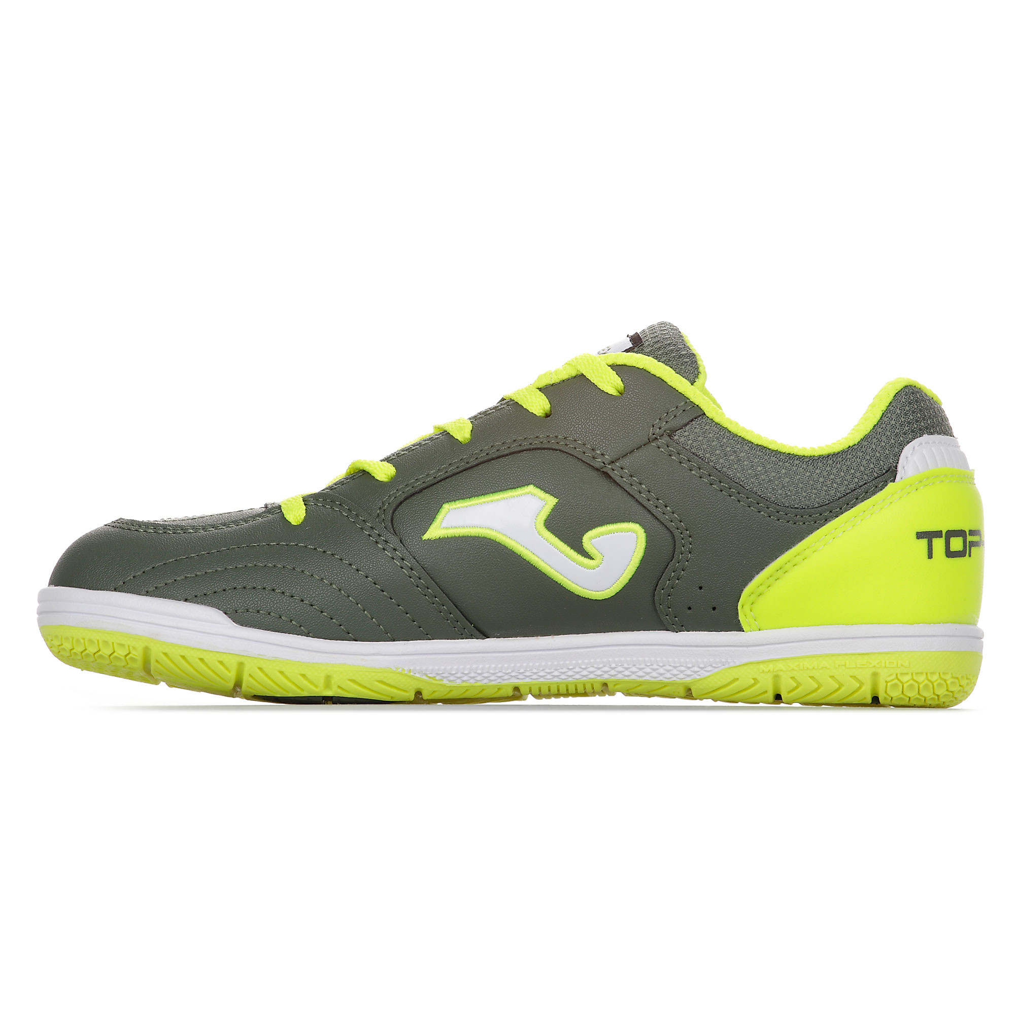 Zapatillas de Fútbol Sala Top Flex IN Junior Verde Flúor - Fútbol Factory