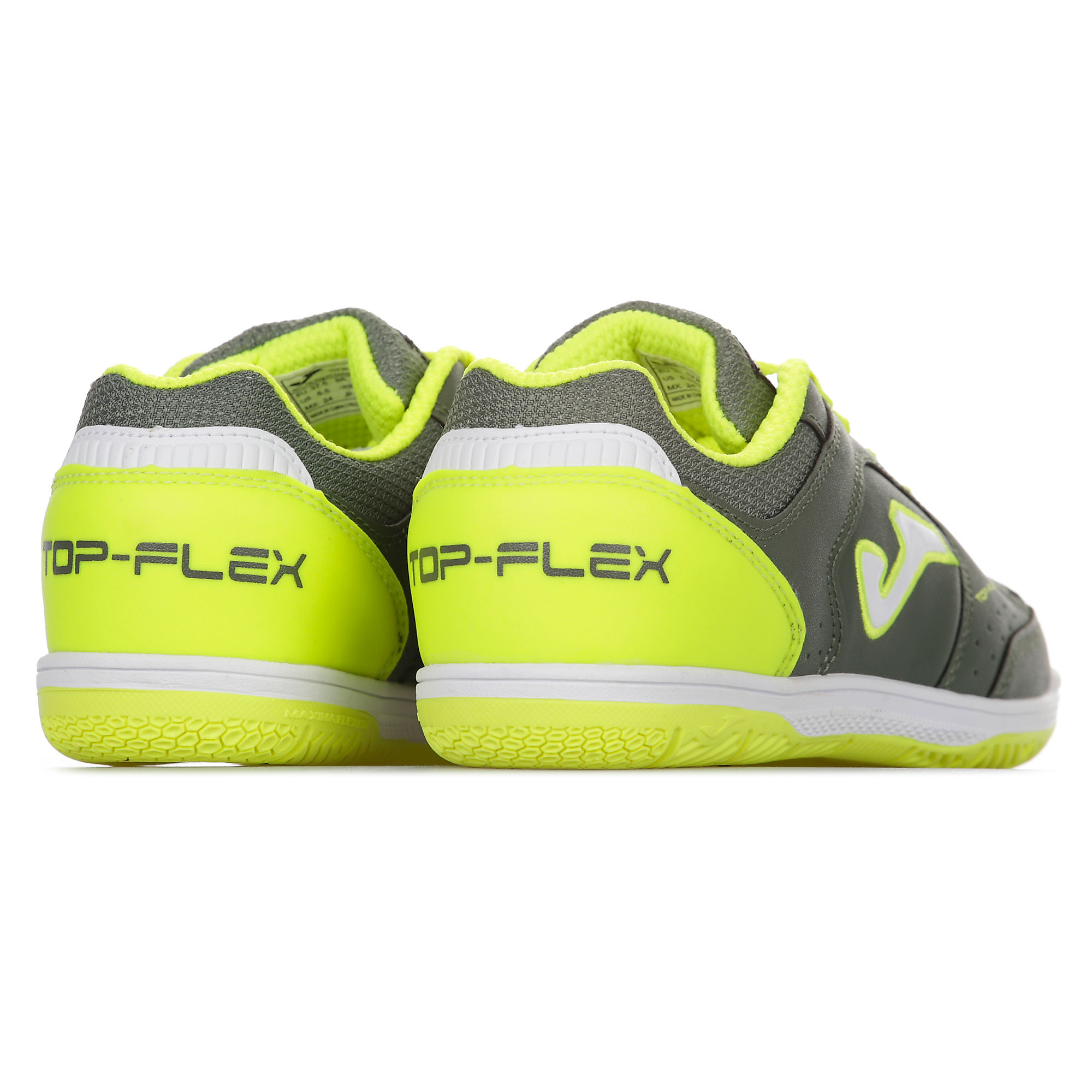 Zapatillas de Fútbol Sala Top Flex IN Junior Verde Flúor - Fútbol Factory