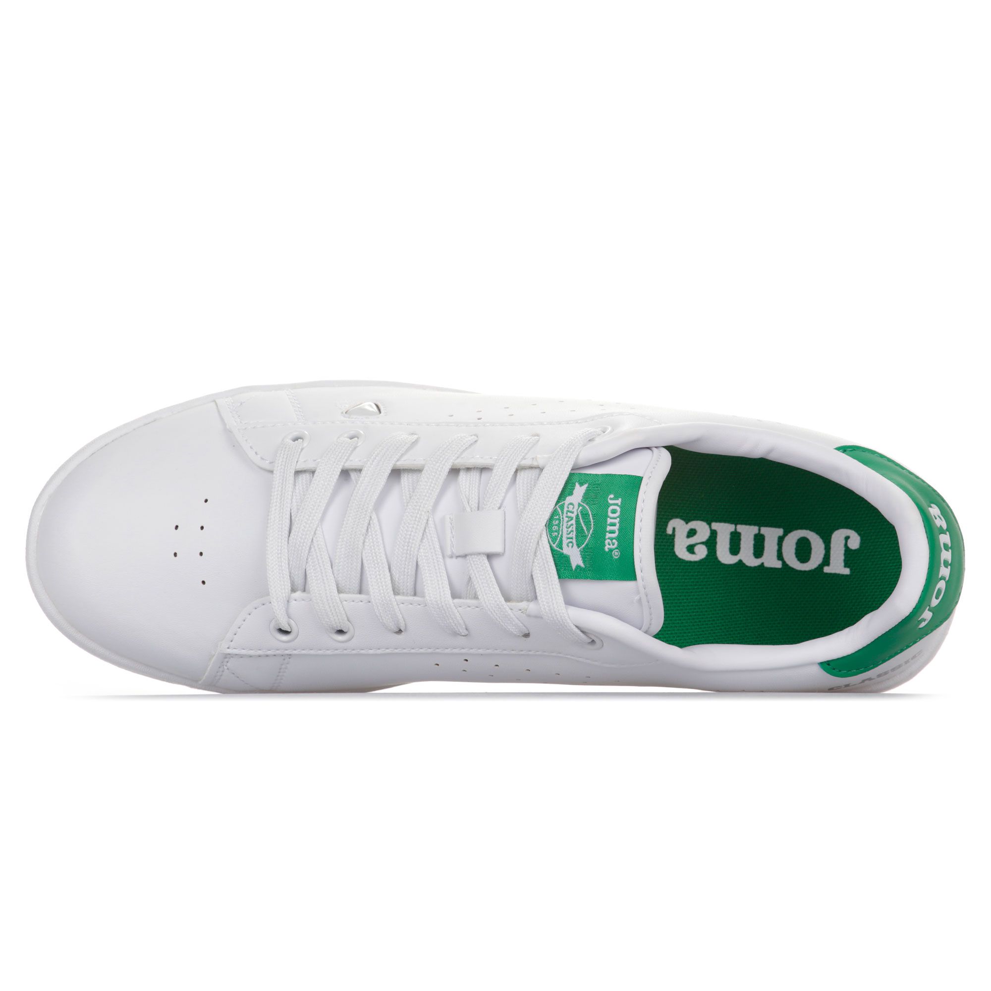 Zapatillas de Paseo Classic Blanco Verde - Fútbol Factory