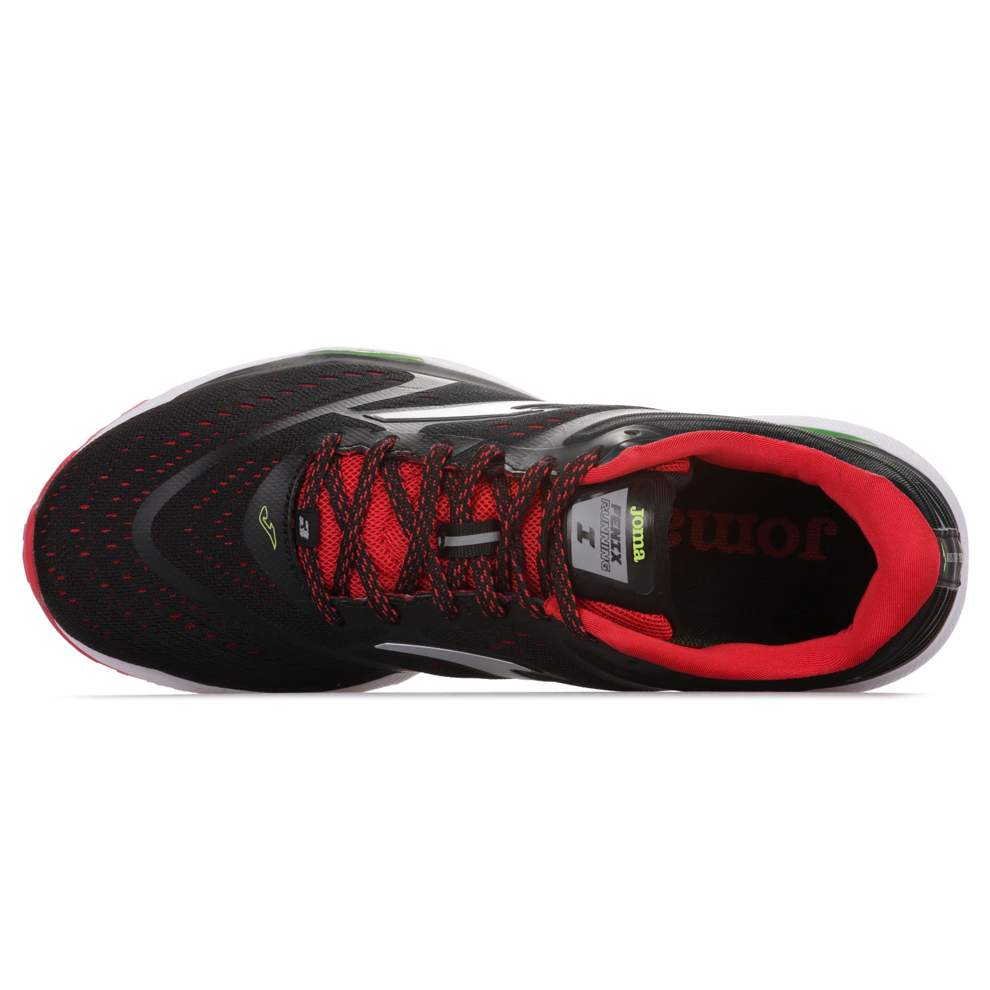 Zapatillas de Running Fenix Negro Rojo - Fútbol Factory