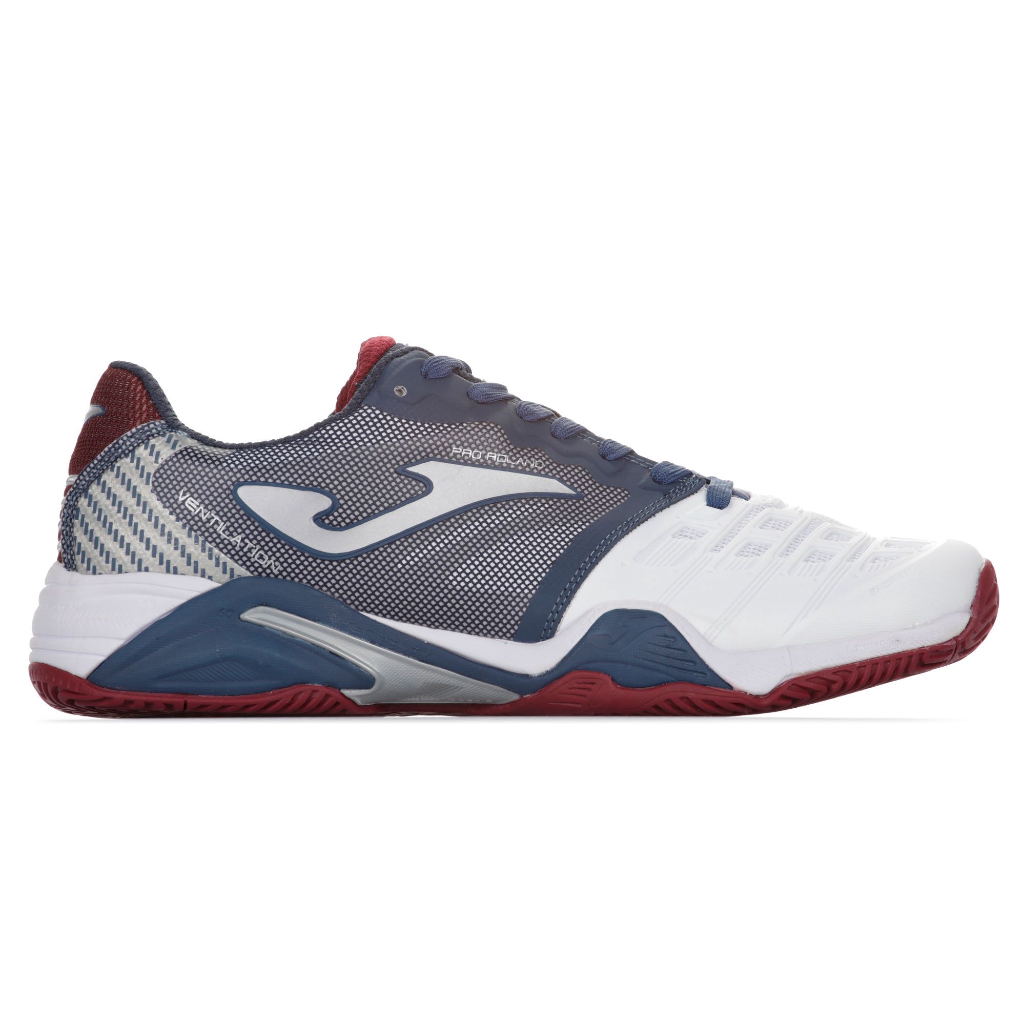 Zapatillas de Tenis Pro Roland All Court Blanco Gris - Fútbol Factory
