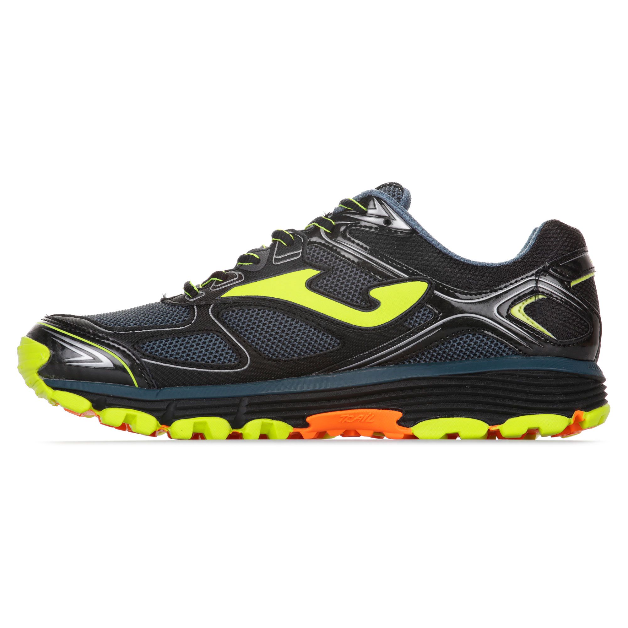 Zapatillas de Running Trail Shock Verde Amarillo - Fútbol Factory