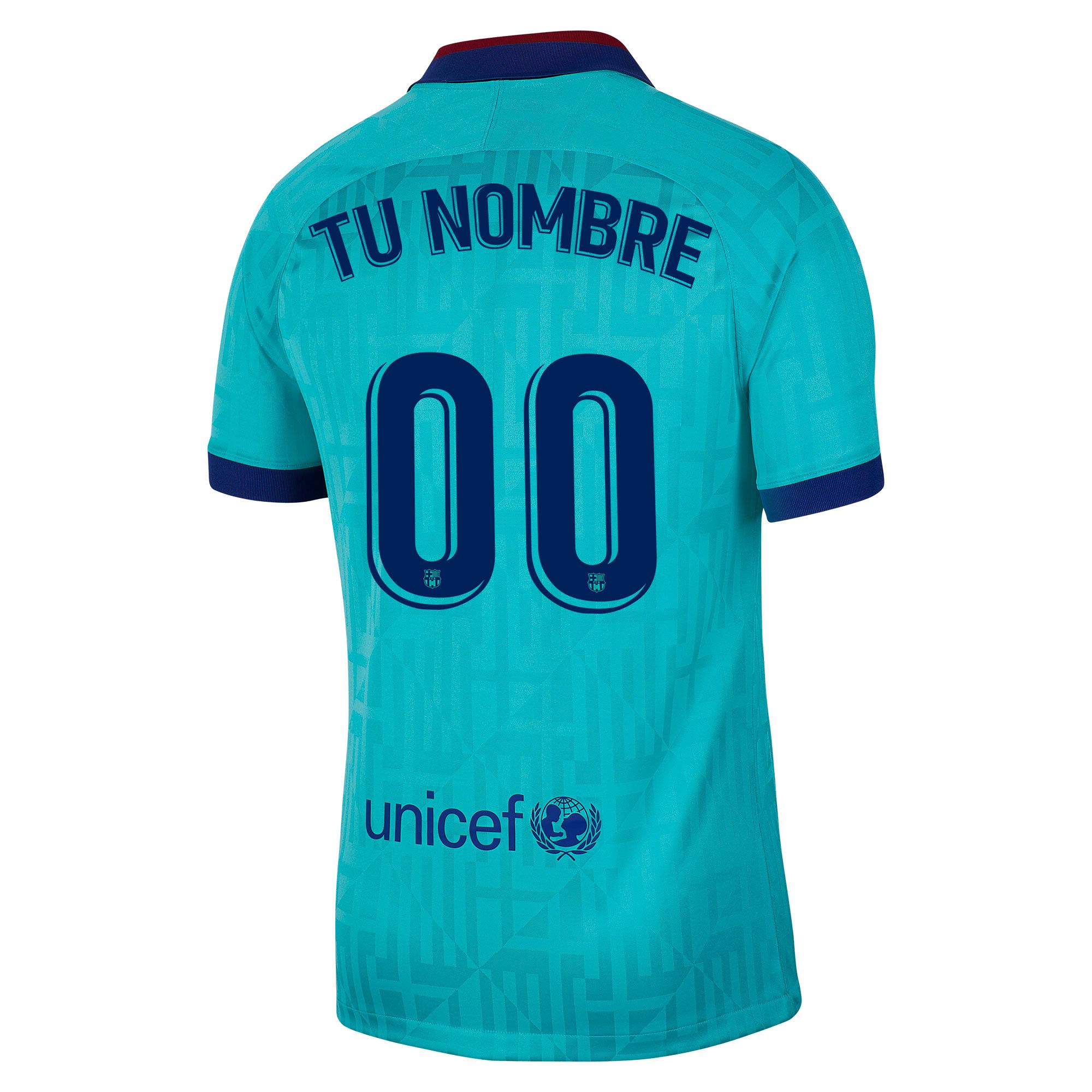 Camiseta 3 FC Barcelona 2019 2020 Verde Personalizado