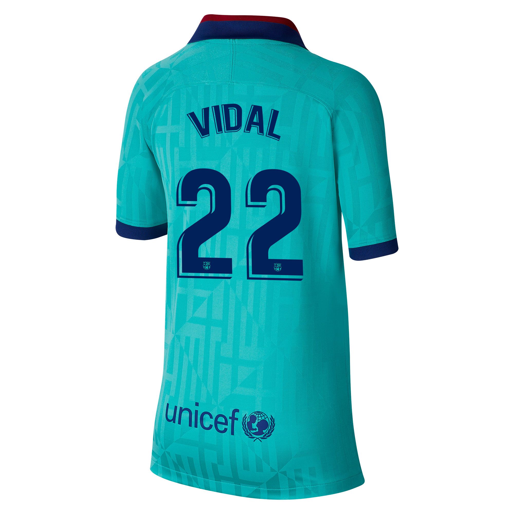 Camiseta 3ª FC Barcelona 2019/2020 Junior Verde Vidal - Fútbol Factory