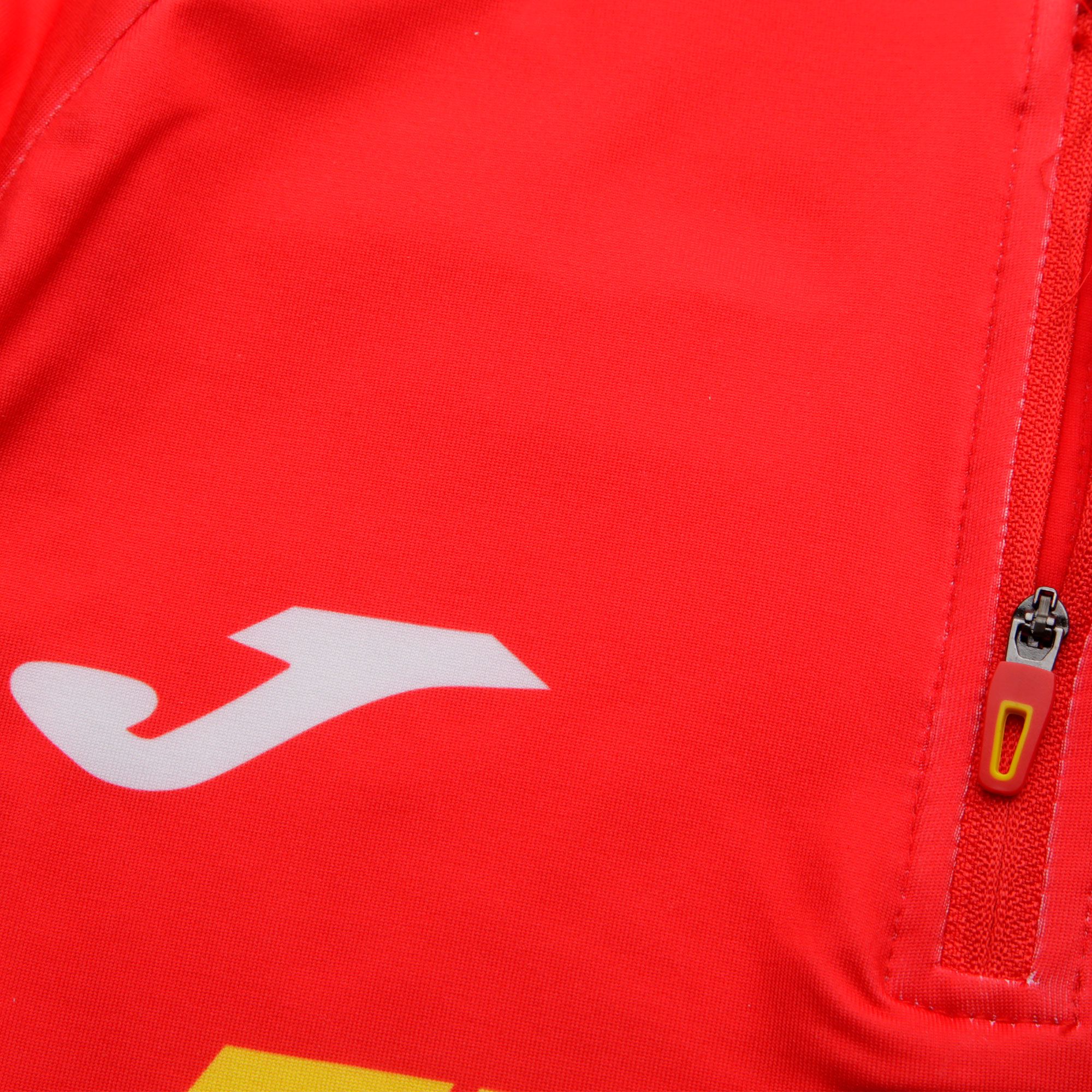 Sudadera 1/4 de Running RFEA Mujer Rojo - Fútbol Factory