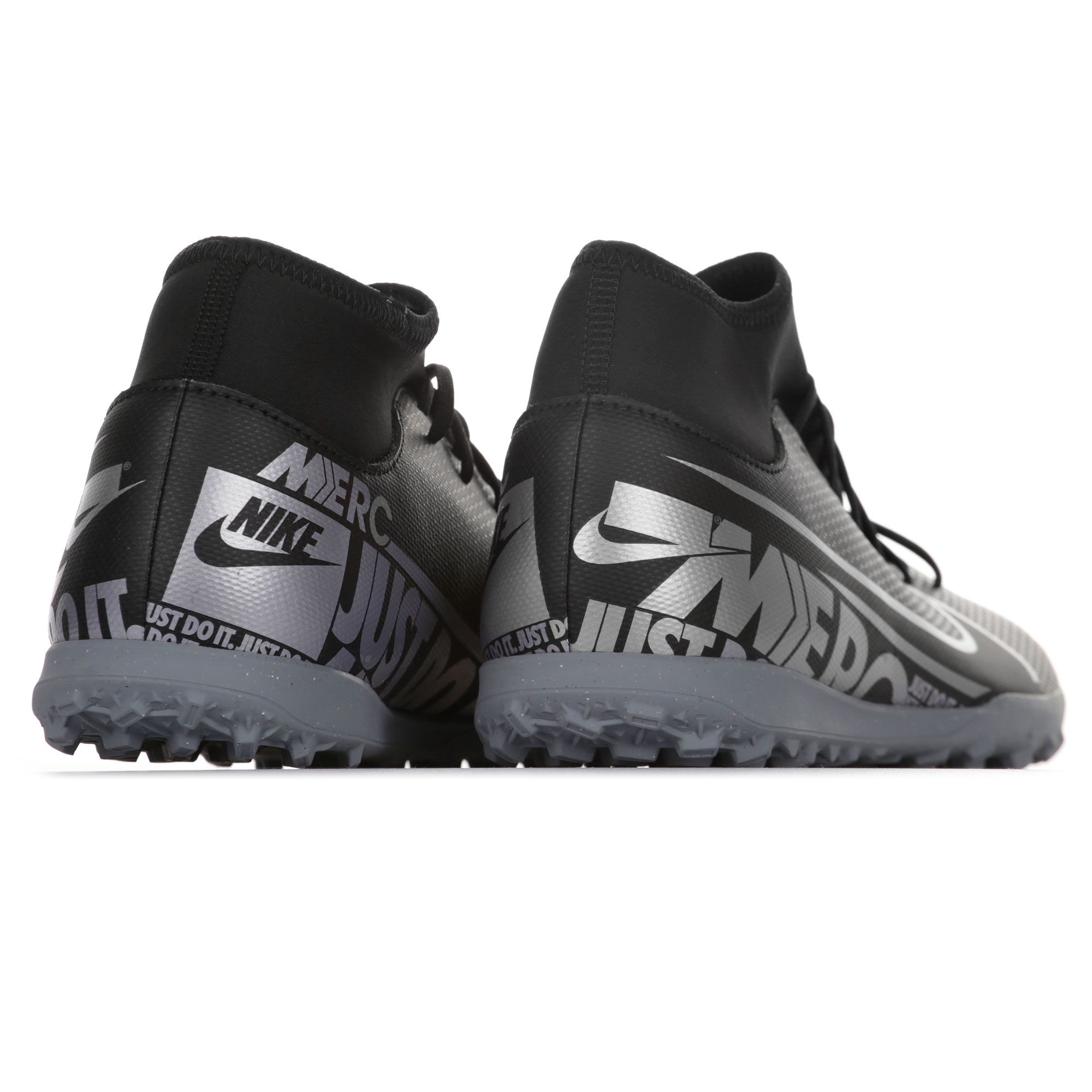 Botas de Fútbol Mercurial Superfly 7 Club Multitaco Negro Plata - Fútbol Factory