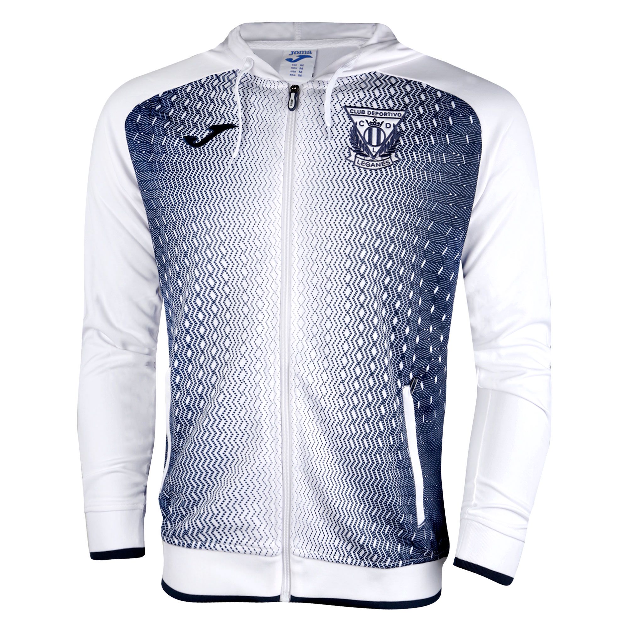 Chaqueta de Paseo CD Leganés 2019/2020 Blanco Azul - Fútbol Factory