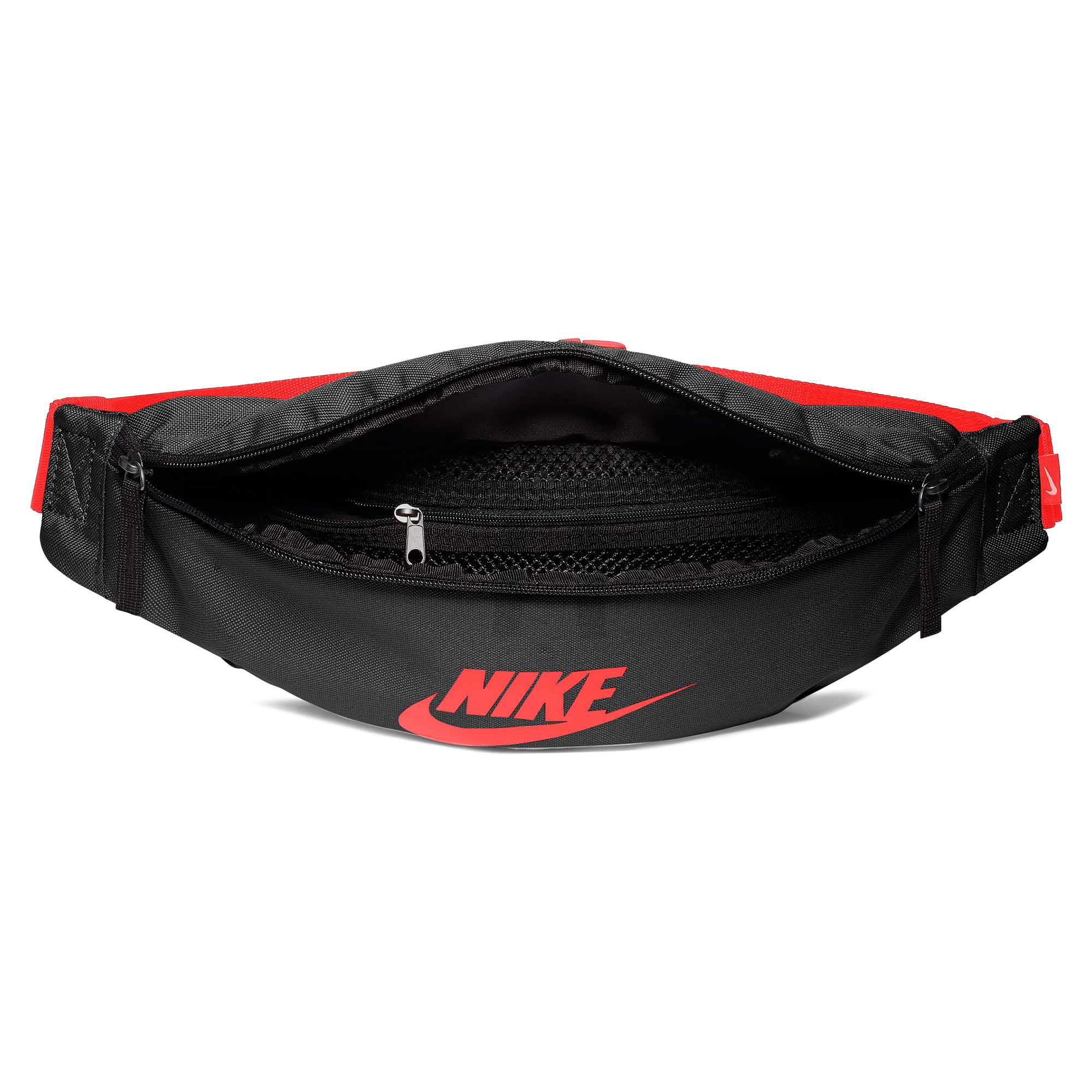 Riñonera Heritage Hip Pack Negro Rojo - Fútbol Factory