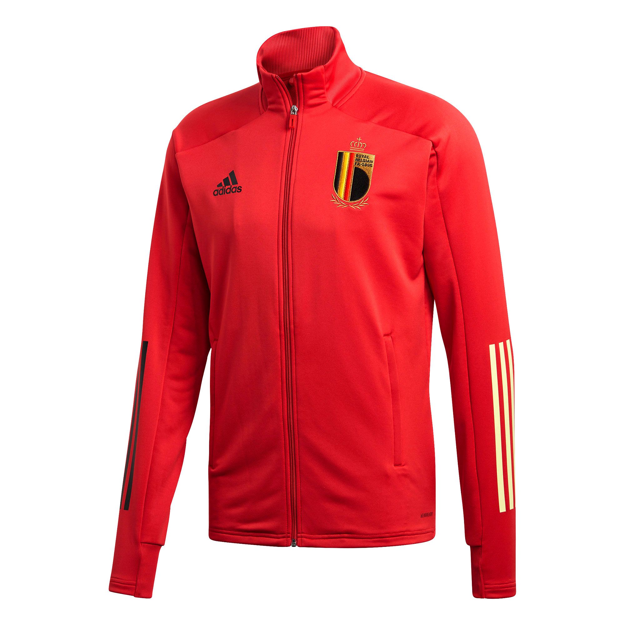 Chándal de Paseo Bélgica EURO 2020 Rojo Negro - Fútbol Factory