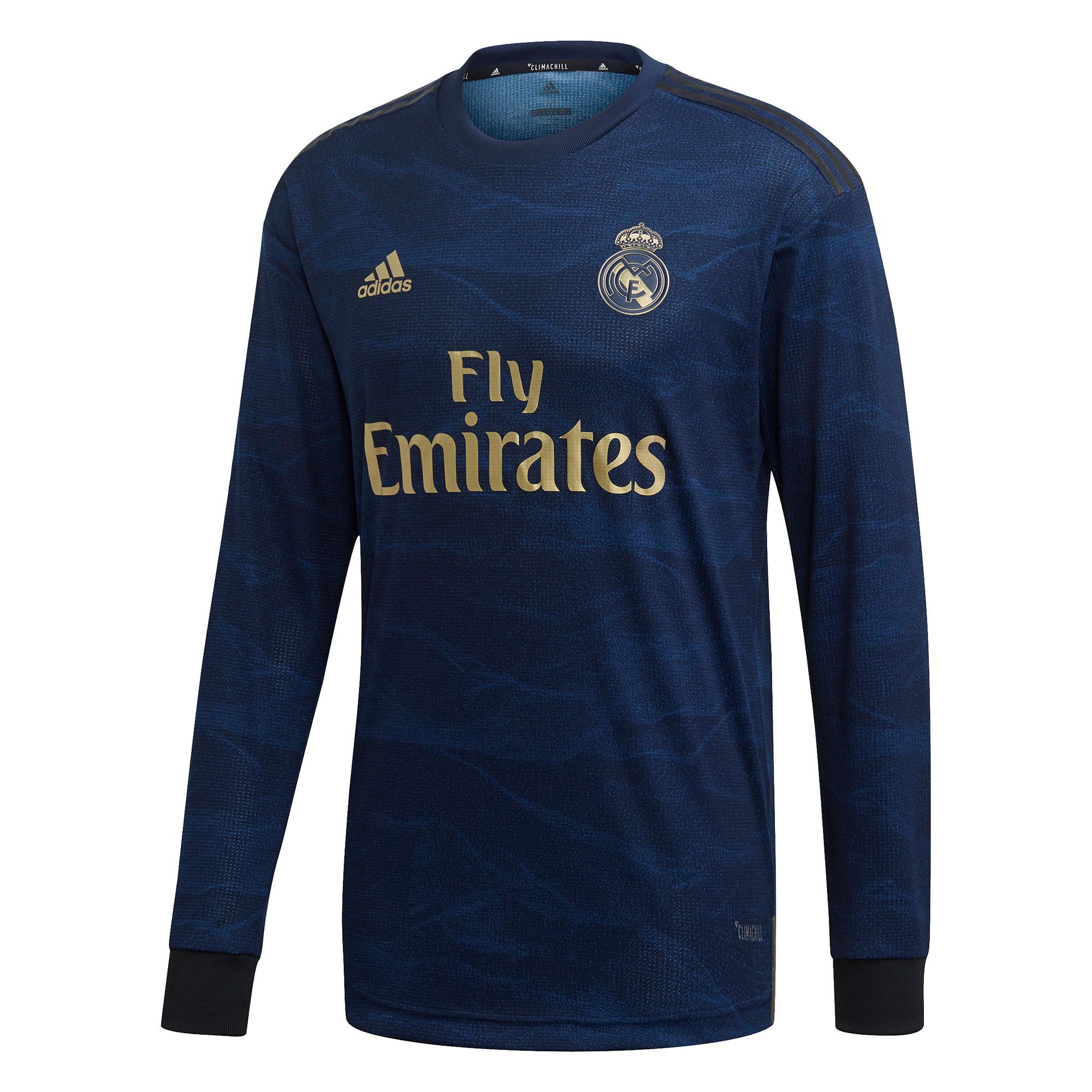 Camiseta 2ª Real Madrid 2019/2020 Manga Larga Authentic - Fútbol Factory