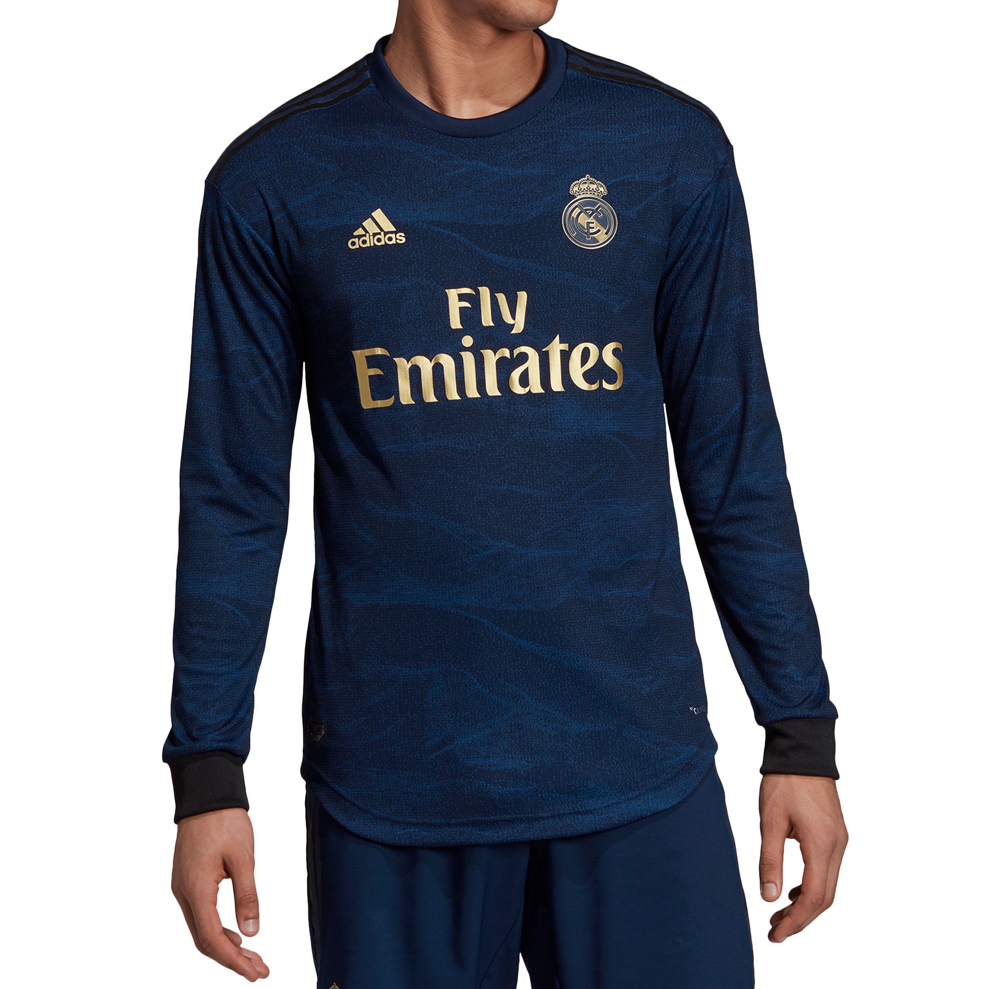 Camiseta 2ª Real Madrid 2019/2020 Manga Larga Authentic - Fútbol Factory