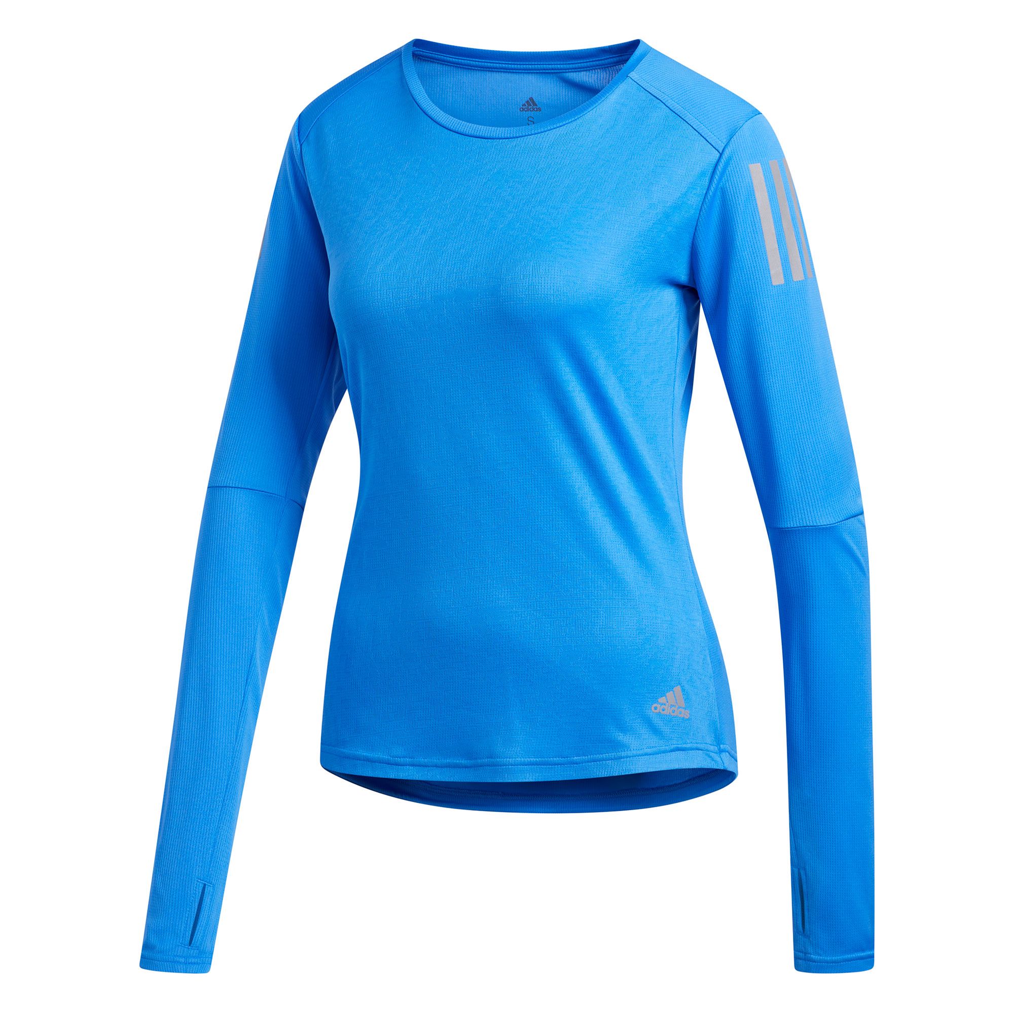 Camiseta Manga Larga de Running Own The Run Mujer Azul