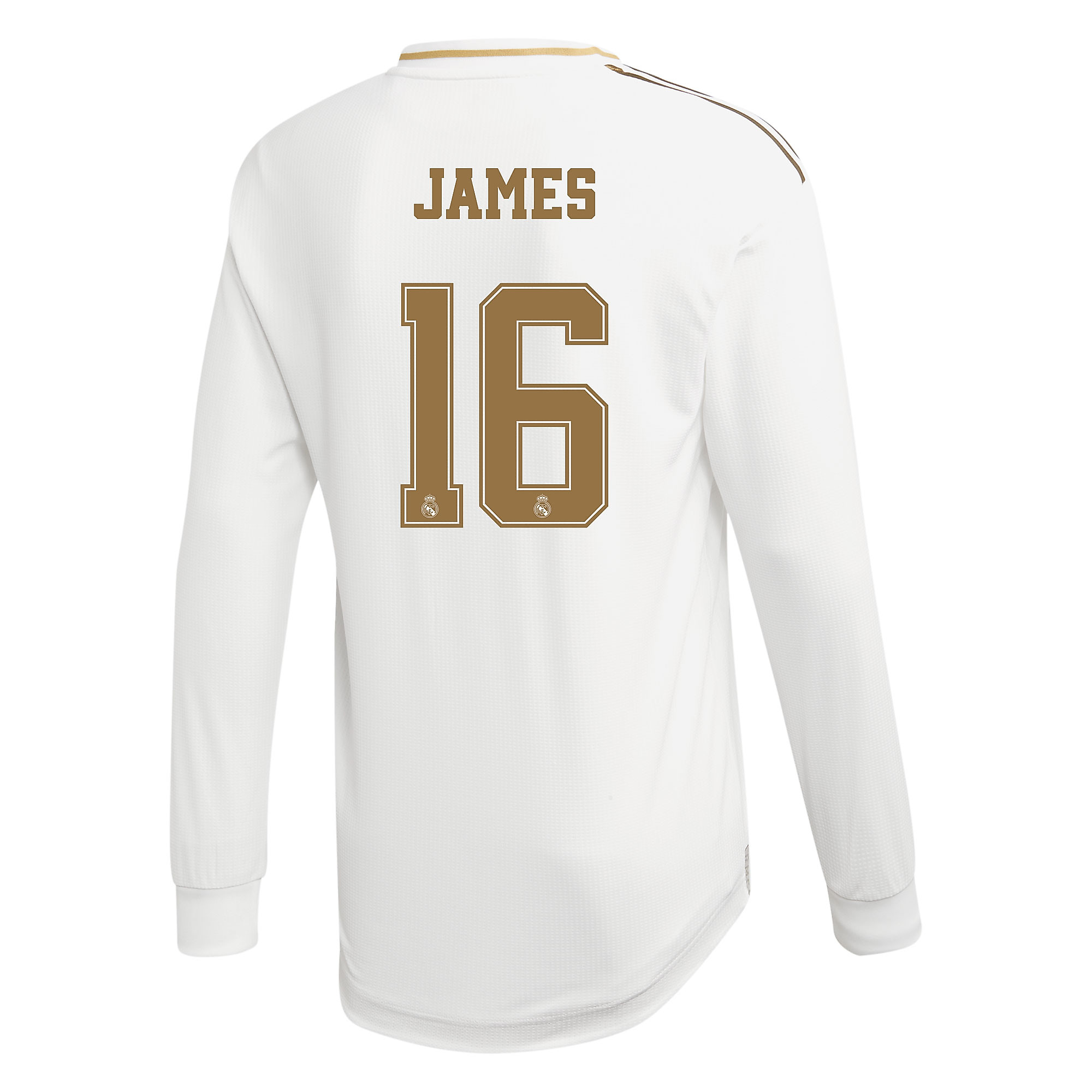 Camiseta 1ª Real Madrid 2019/2020 Manga Larga Authentic James - Fútbol Factory