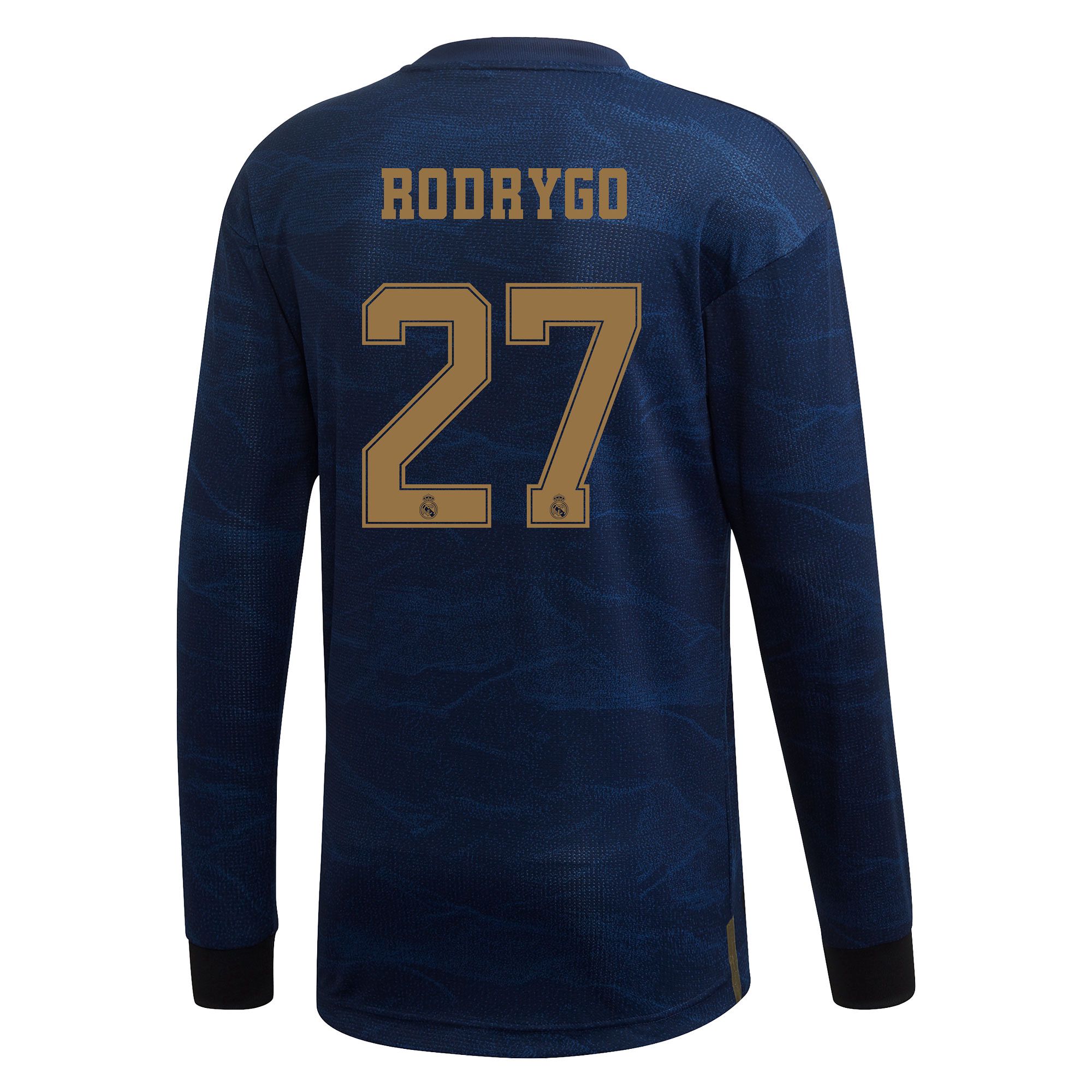 Camiseta 2ª Real Madrid 2019/2020 Manga Larga Authentic Rodrygo - Fútbol Factory