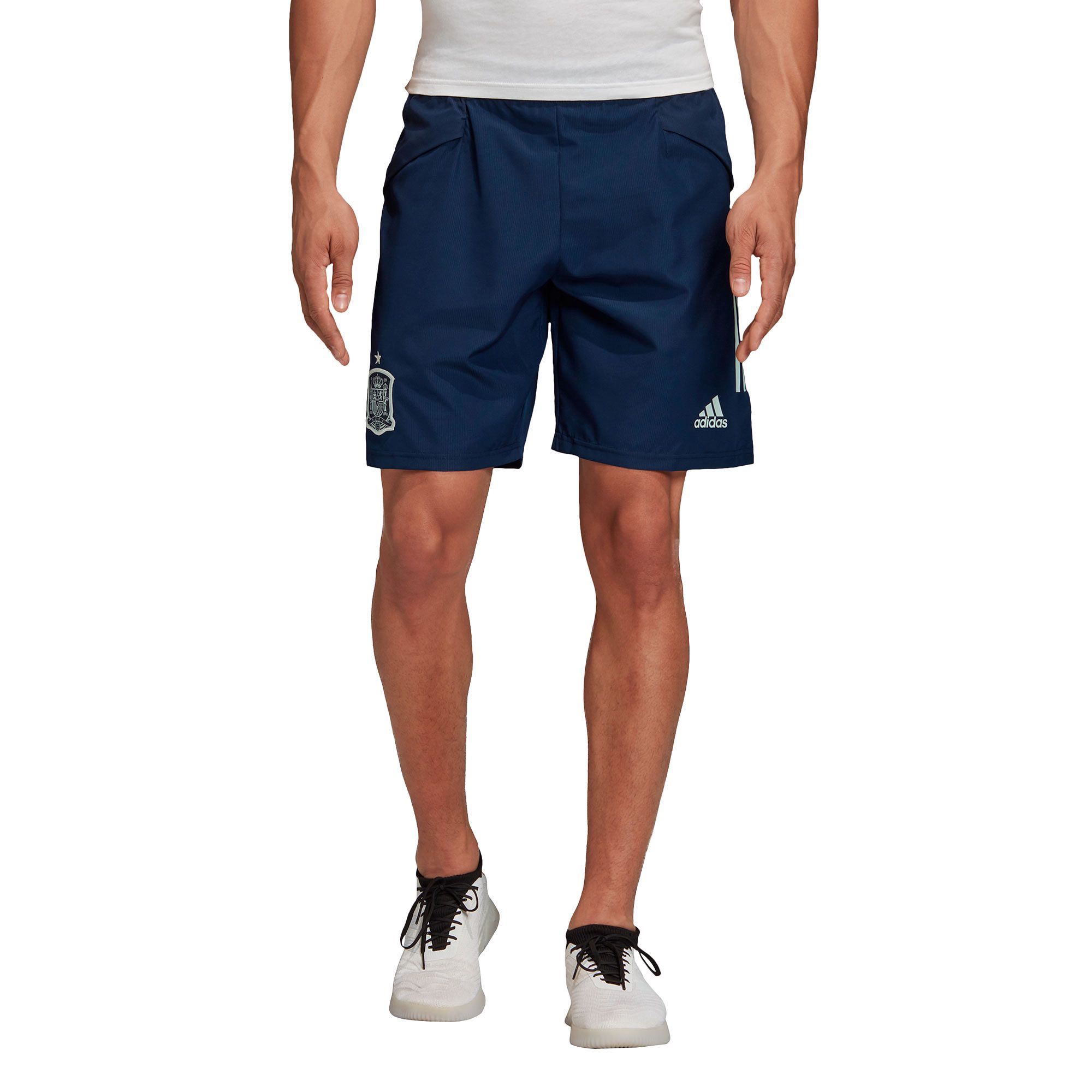 Pantalón Corto Oficial de Paseo España EURO 2021 Marino - Fútbol Factory