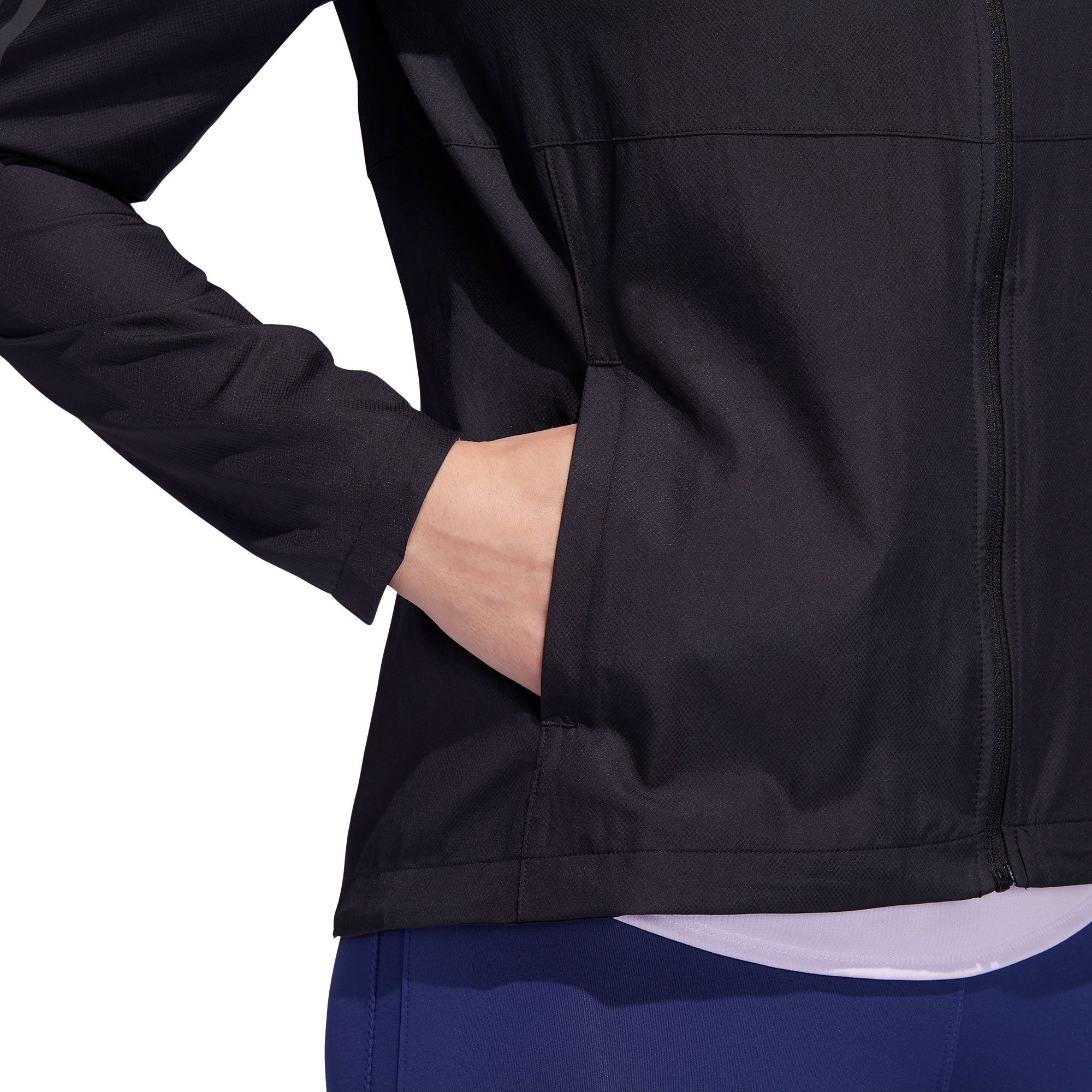 Chaqueta con Capucha de Running Own The Run Mujer Negro - Fútbol Factory