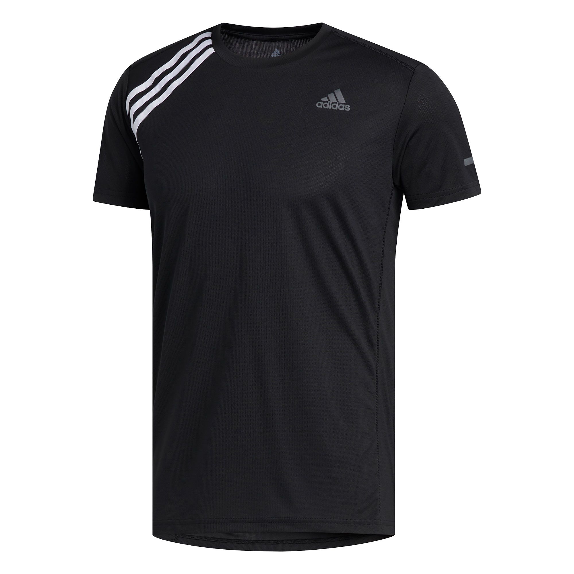 Camiseta de Running Run It Tres Bandas Negro - Fútbol Factory