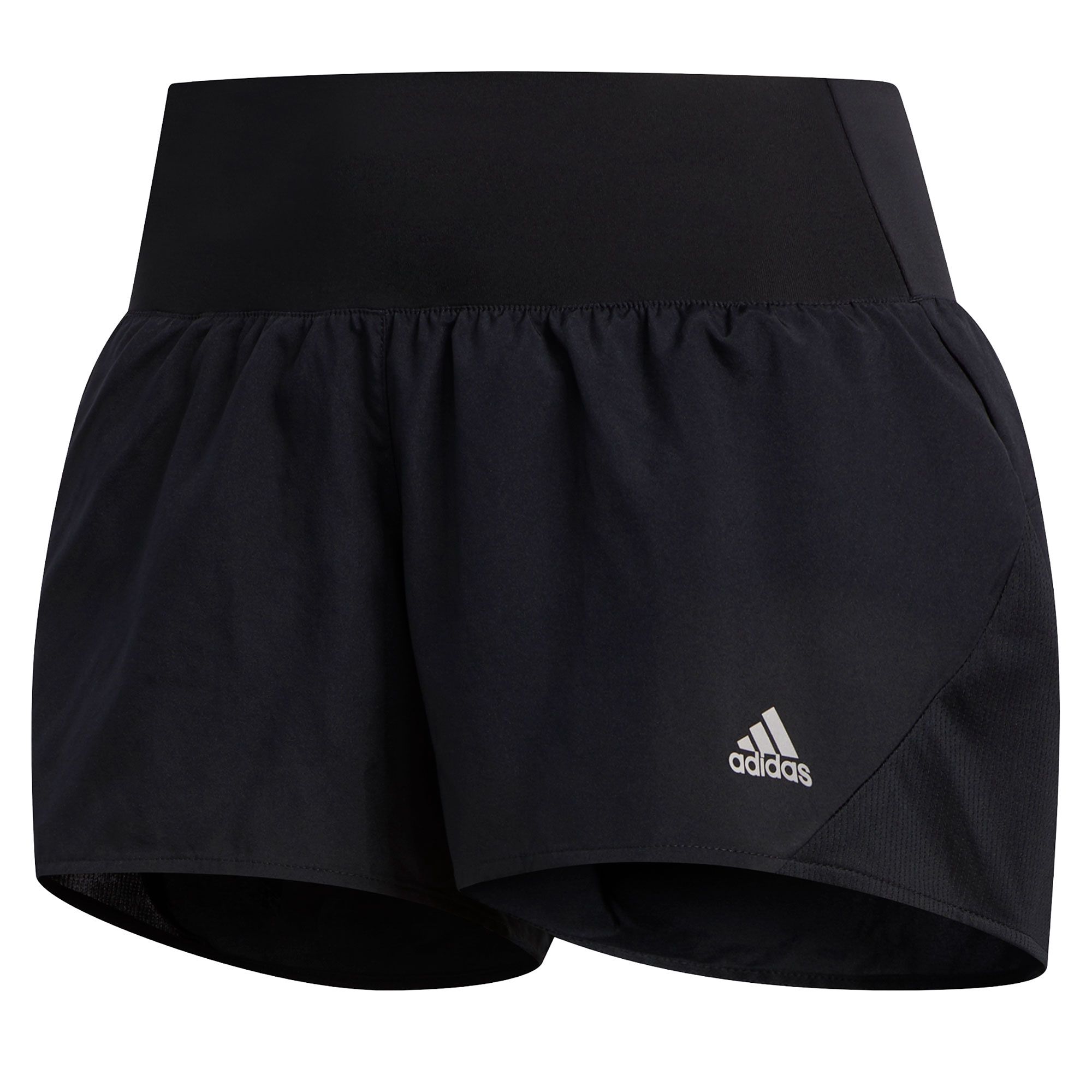 Pantalón Corto de Running Run It Tres Bandas Mujer Negro - Fútbol Factory