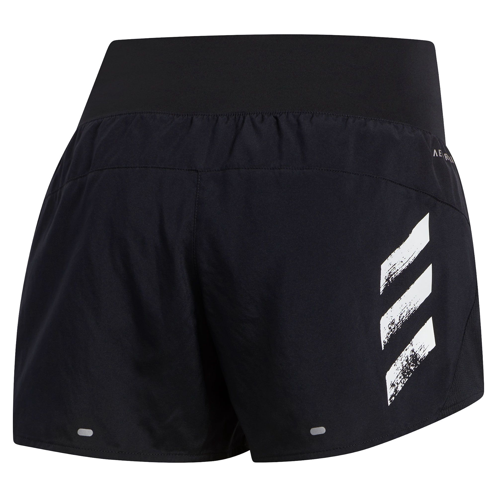 Pantalón Corto de Running Run It Tres Bandas Mujer Negro - Fútbol Factory