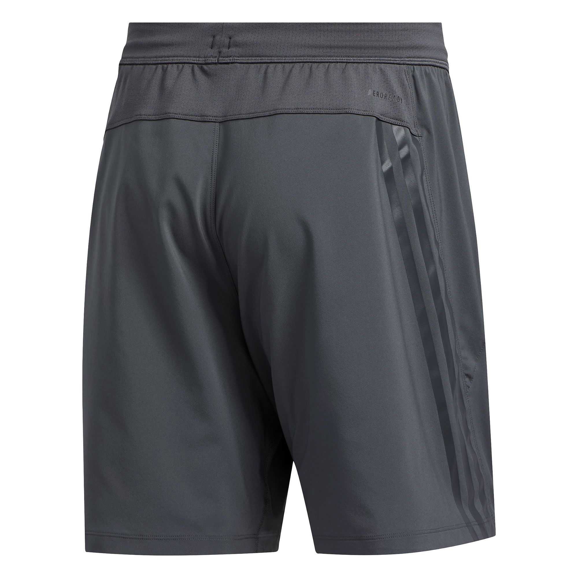 Pantalón Corto de Training Aeroready 8 Tres Bandas Gris - Fútbol Factory