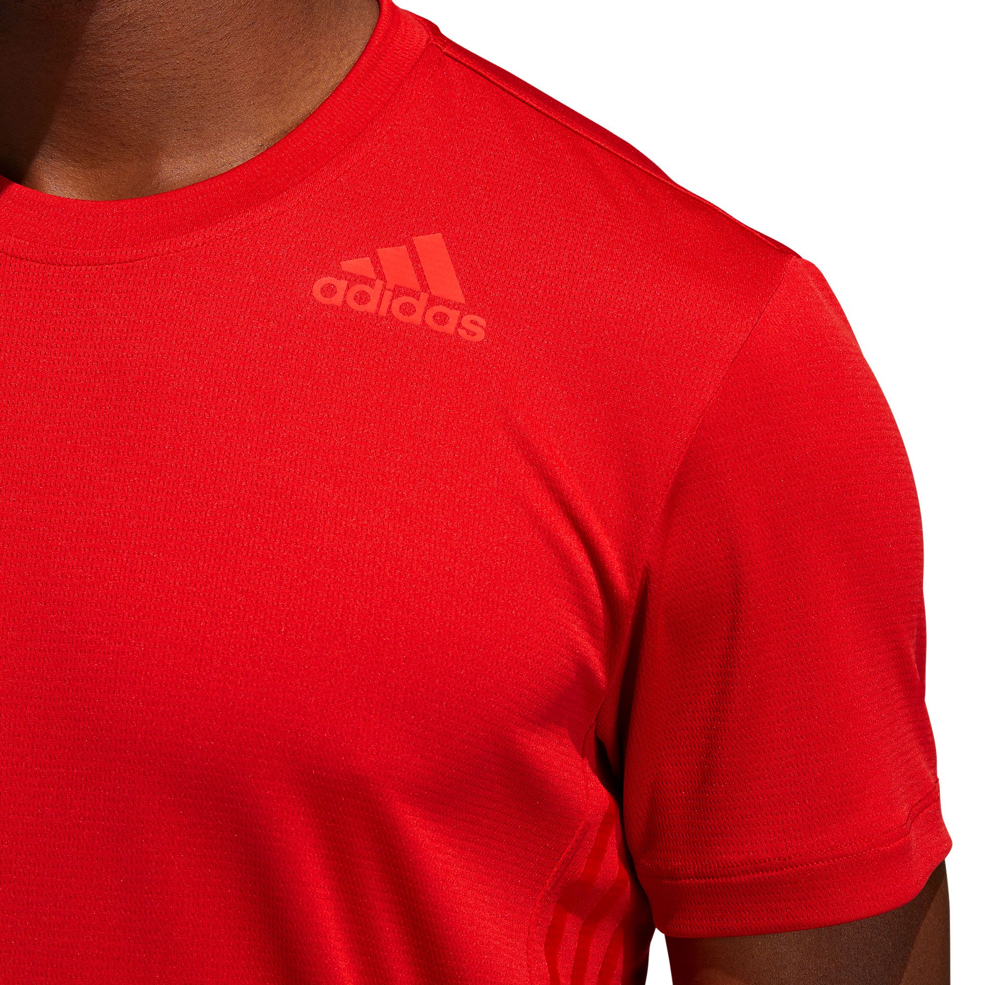 Camiseta de Training AEROREADY Tres Bandas Rojo - Fútbol Factory