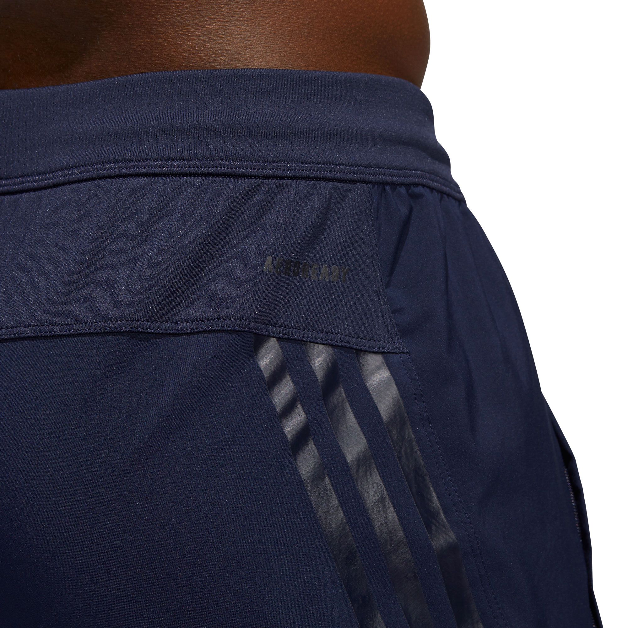 Pantalón Corto de Training AEROREADY 8 Tres Bandas Gris - Fútbol Factory
