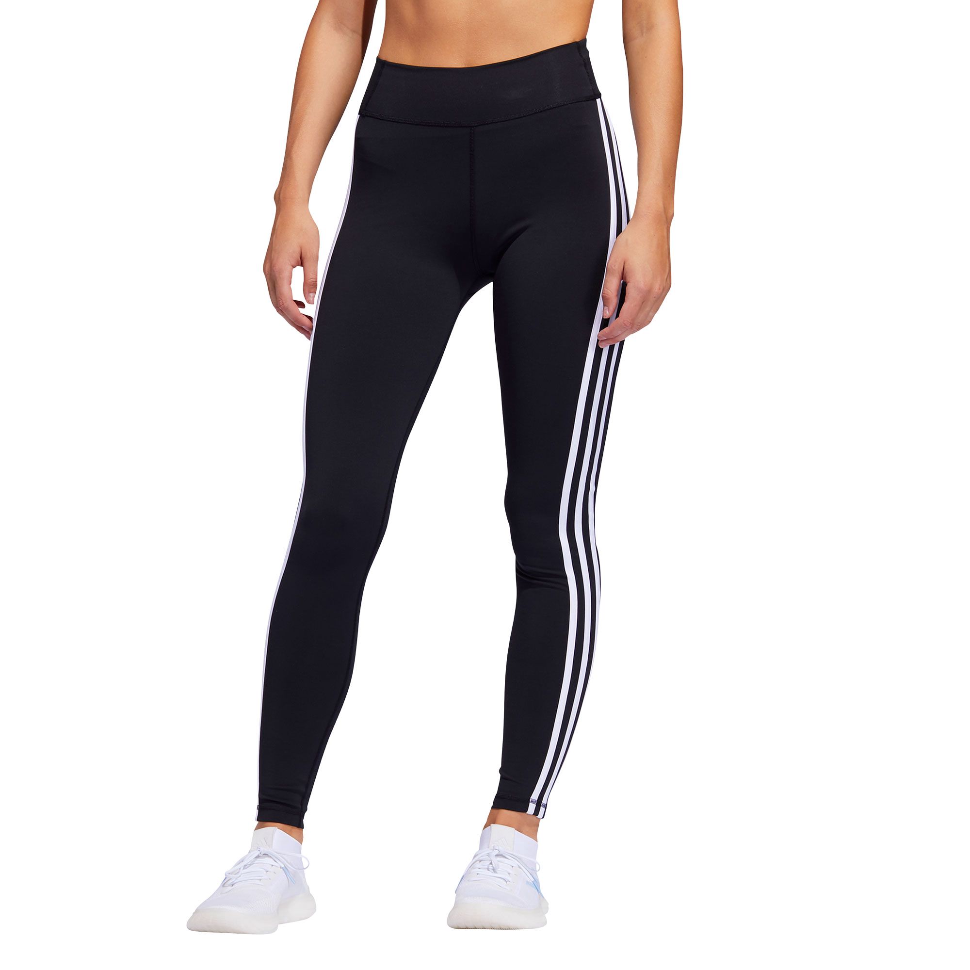 Mallas de Training Pulse Tres Bandas Mujer Negro - Fútbol Factory