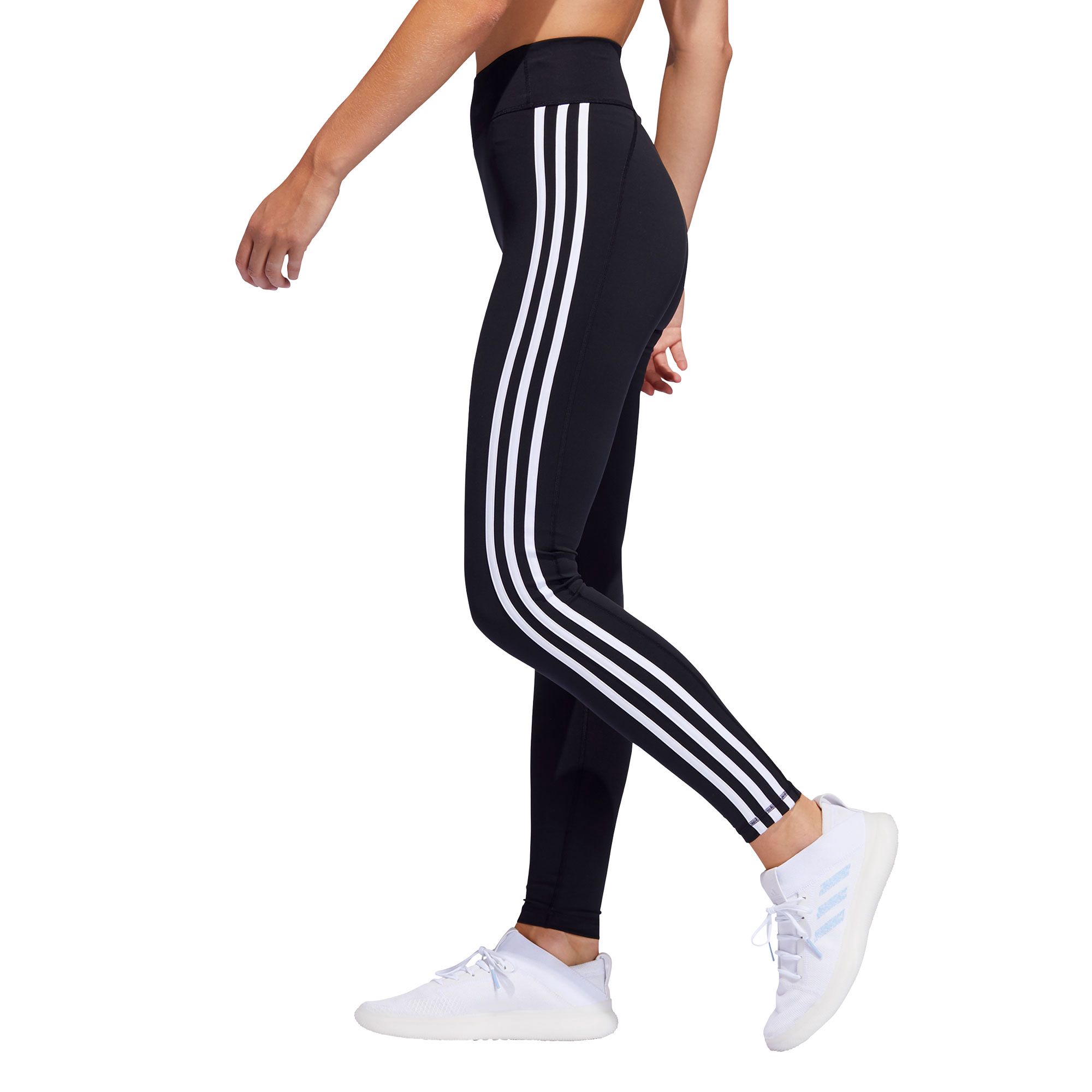 Mallas de Training Pulse Tres Bandas Mujer Negro - Fútbol Factory