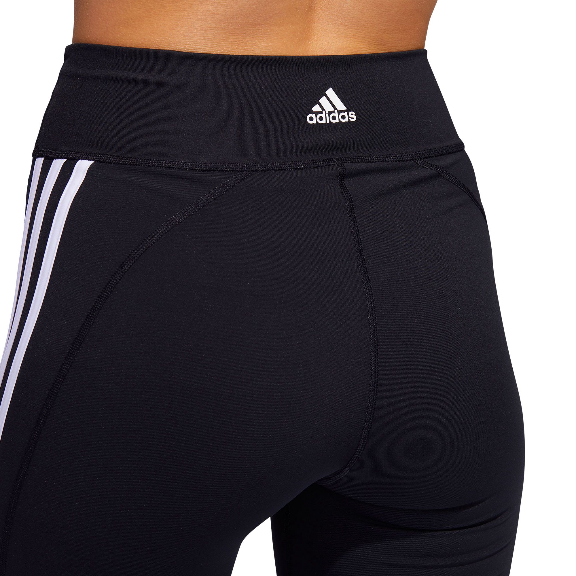 Mallas de Training Pulse Tres Bandas Mujer Negro - Fútbol Factory