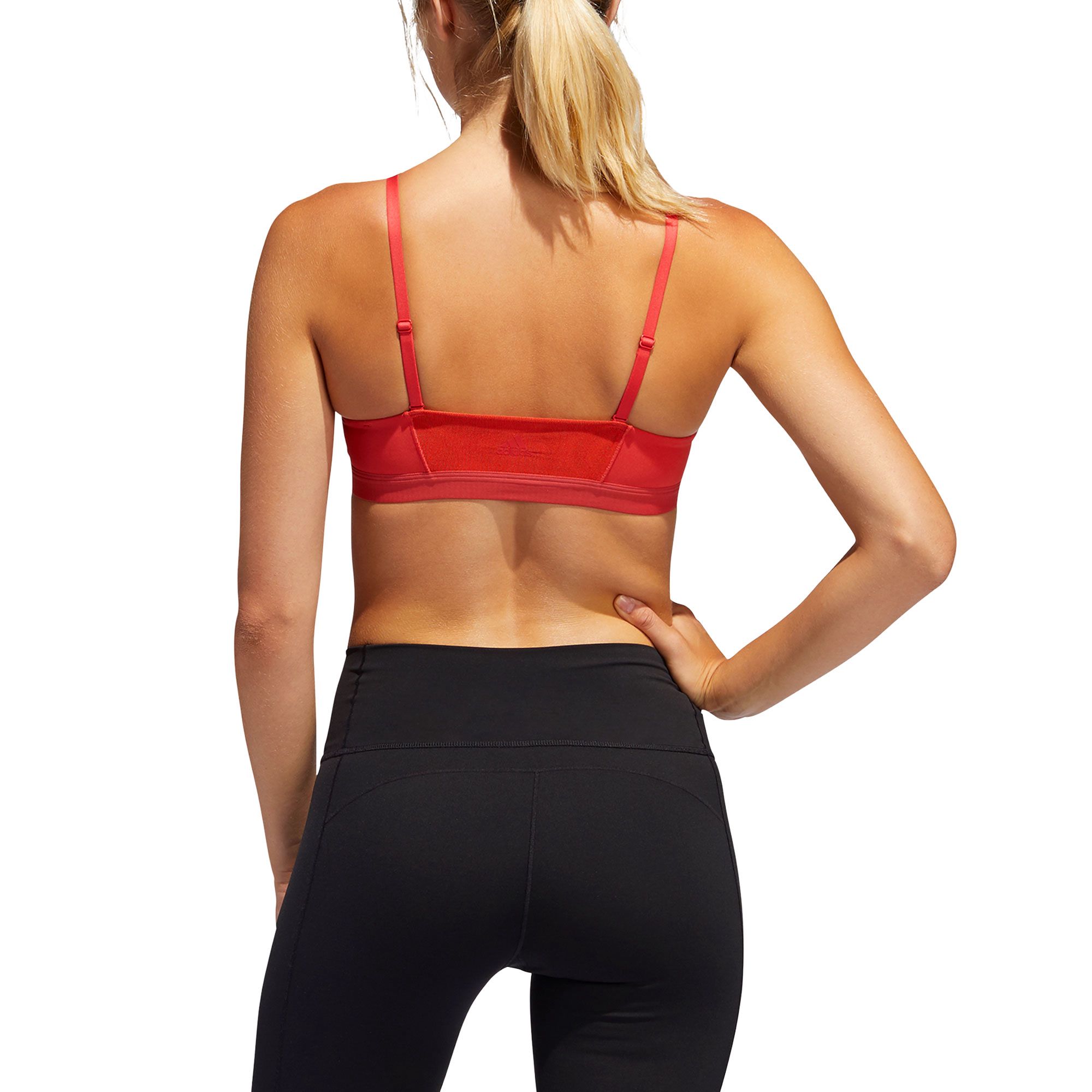 Top de Training Tres Bandas Mujer Rojo - Fútbol Factory