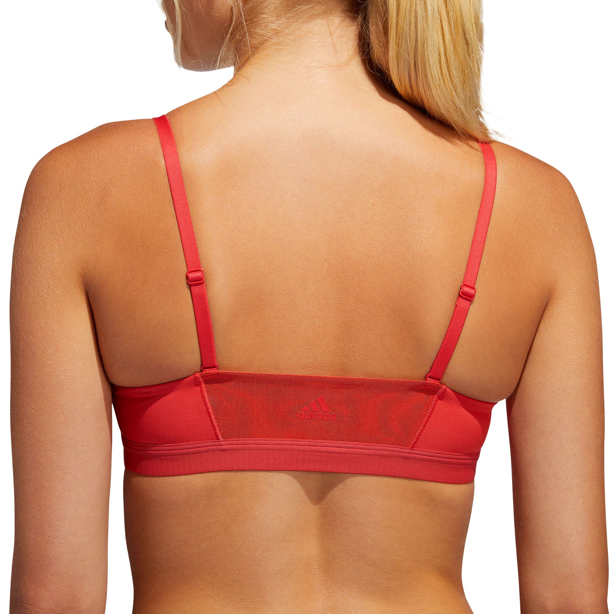 Top de Training Tres Bandas Mujer Rojo - Fútbol Factory