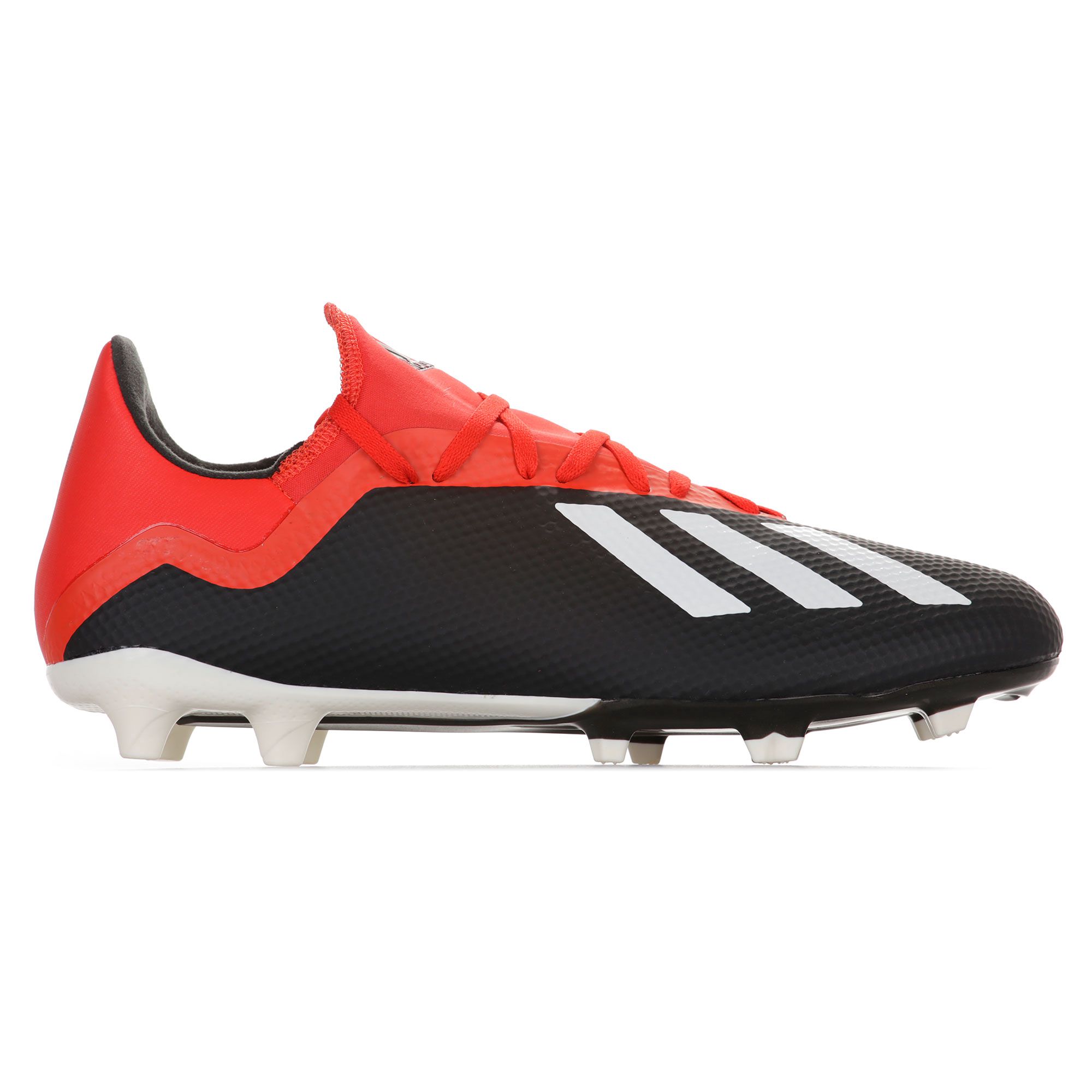 Botas de Fútbol X 18.3 FG Negro Rojo - Fútbol Factory
