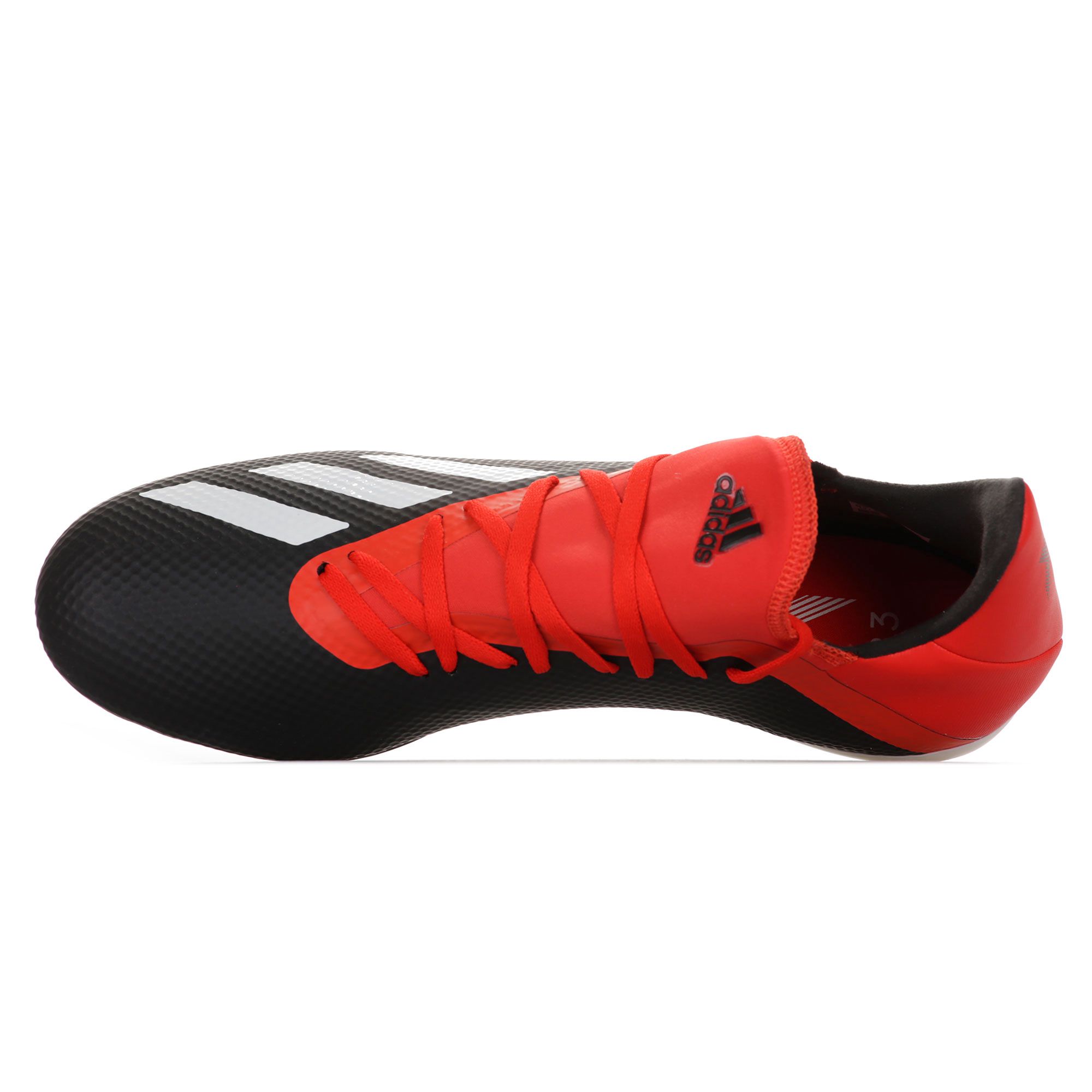 Botas de Fútbol X 18.3 FG Negro Rojo - Fútbol Factory