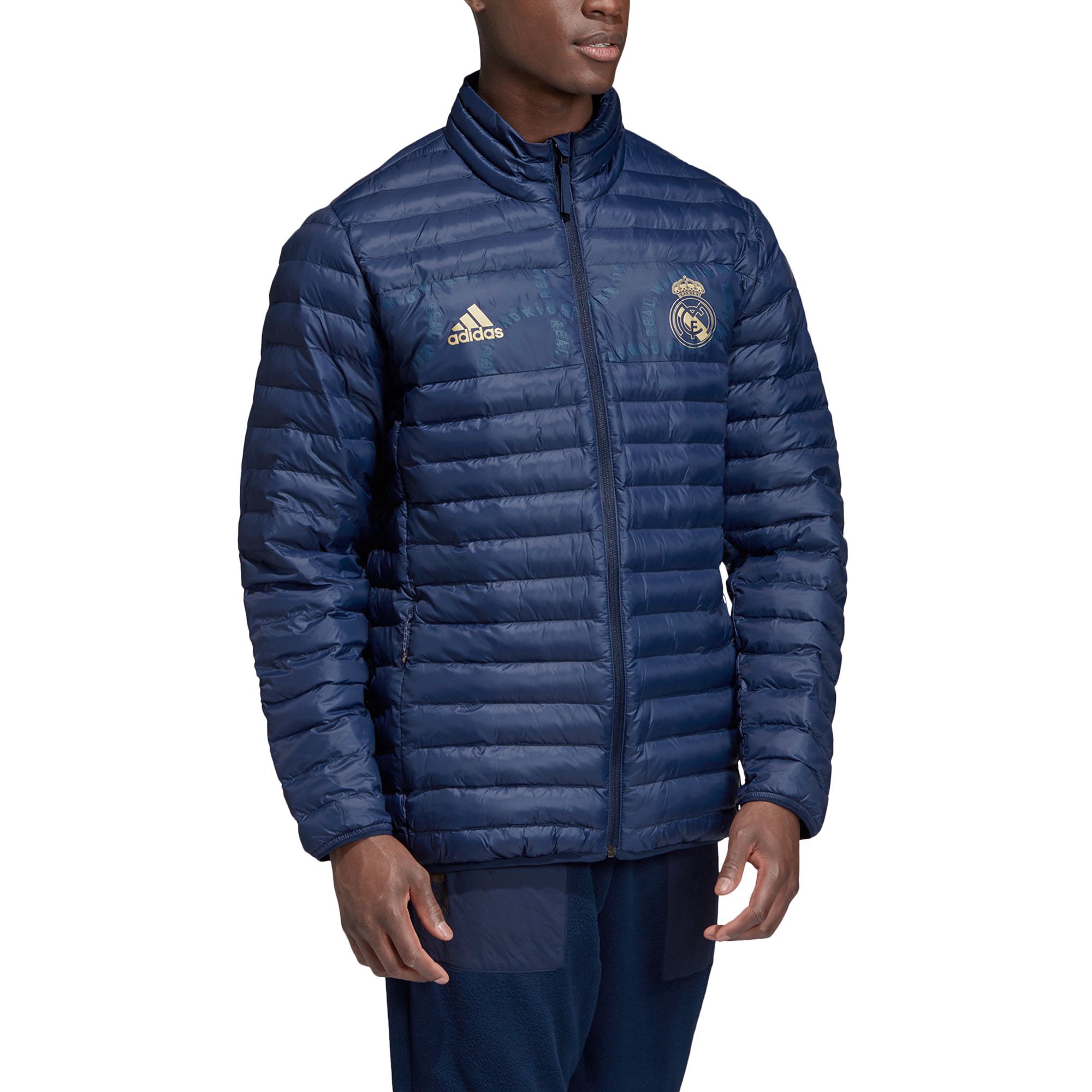 Abrigo de Paseo Real Madrid 2019/2020 Light Marino - Fútbol Factory