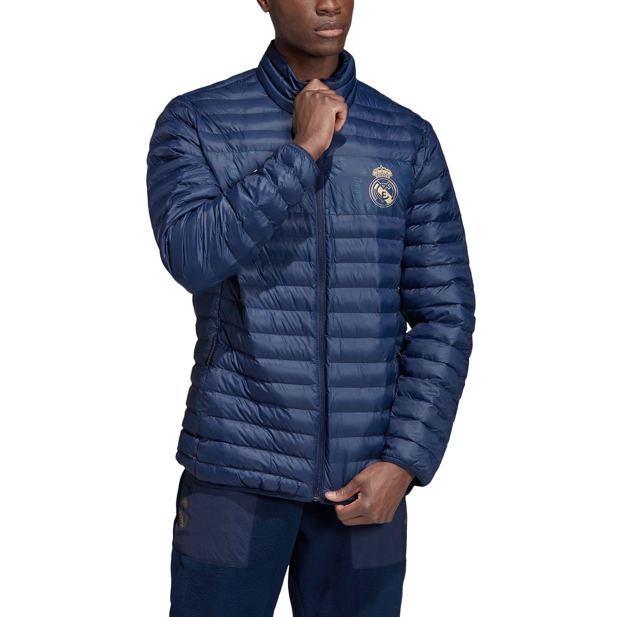 Abrigo de Paseo Real Madrid 2019/2020 Light Marino - Fútbol Factory