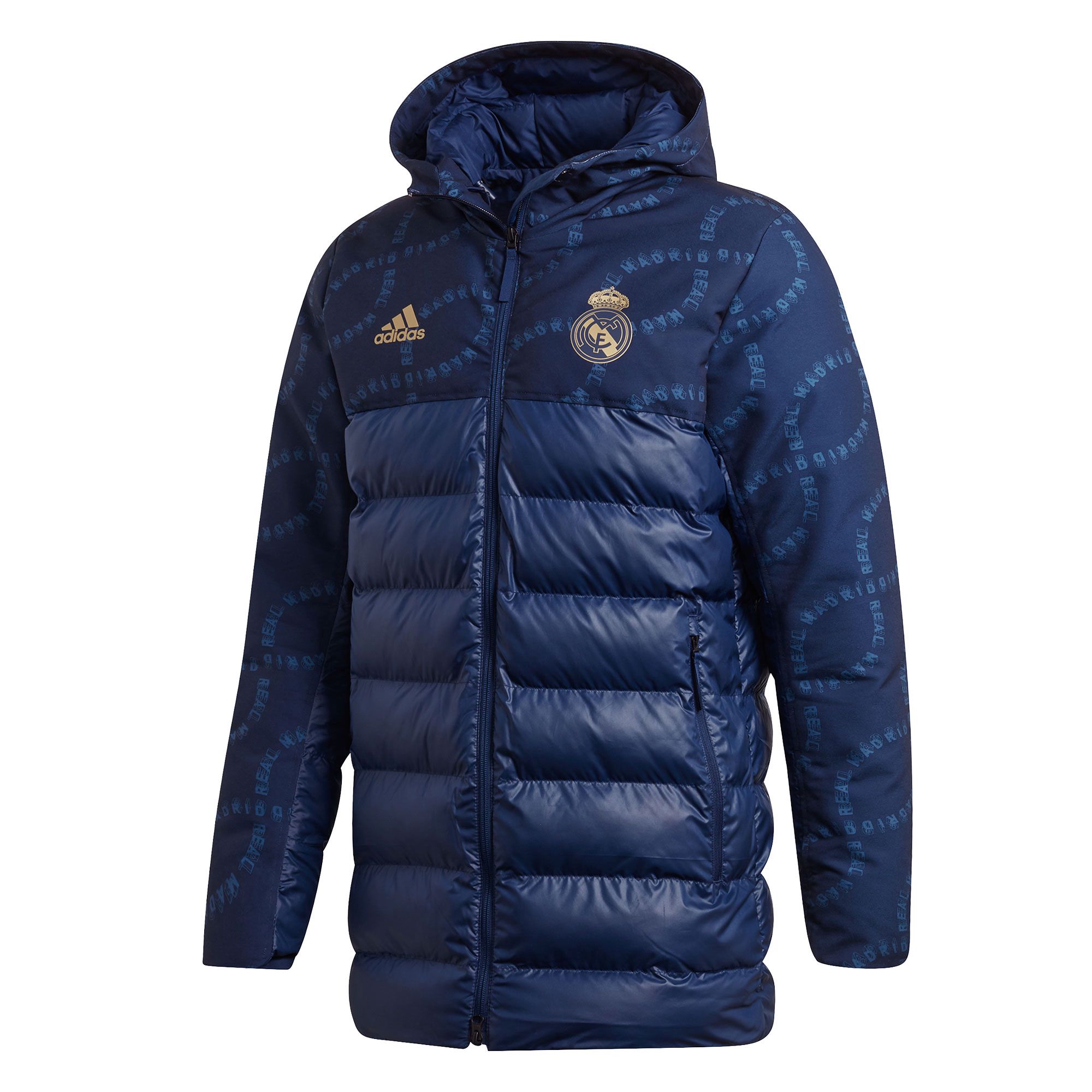Abrigo de Paseo Real Madrid 2019/2020 Marino - Fútbol Factory