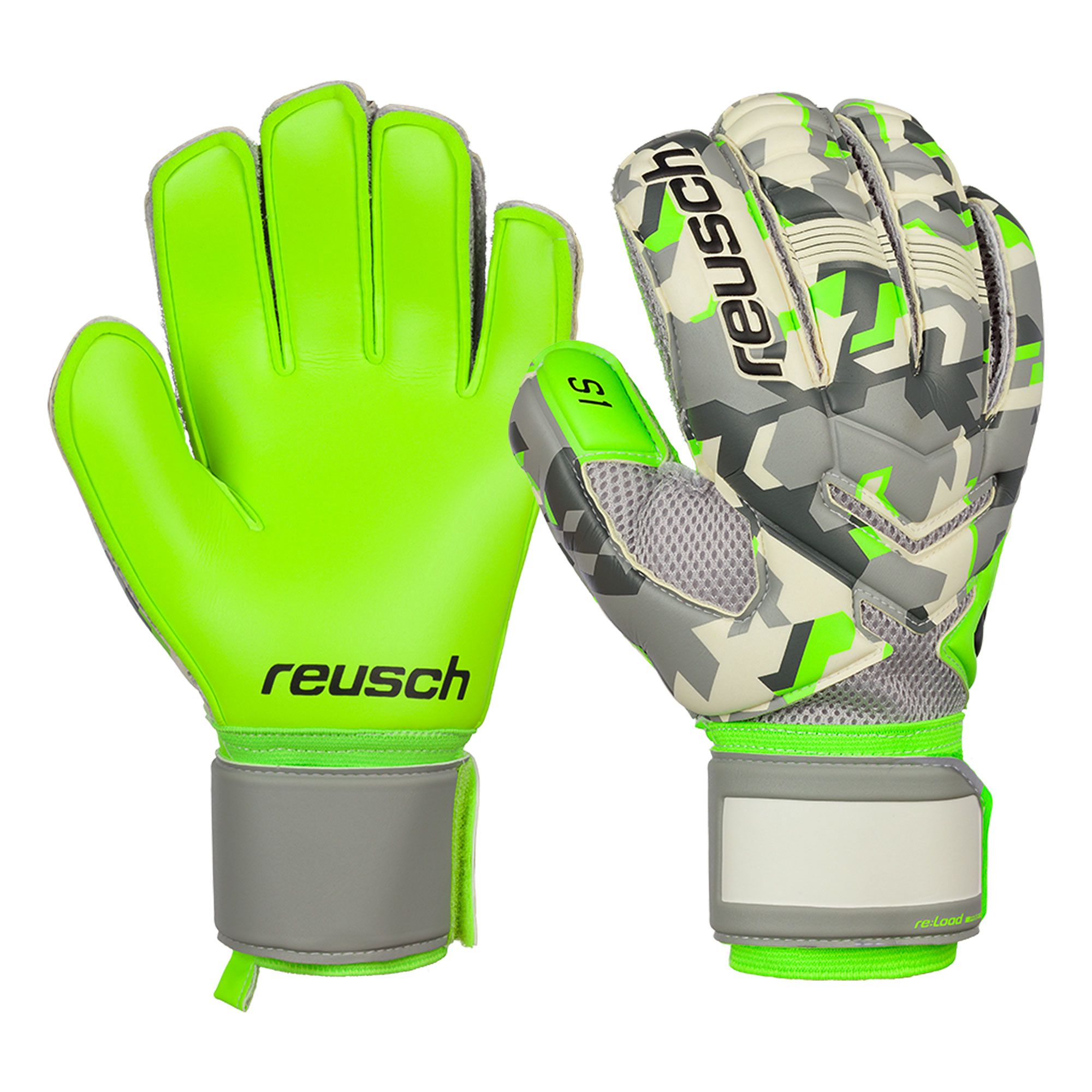 Guantes Reload Prime S1 Gris Verde - Fútbol Factory