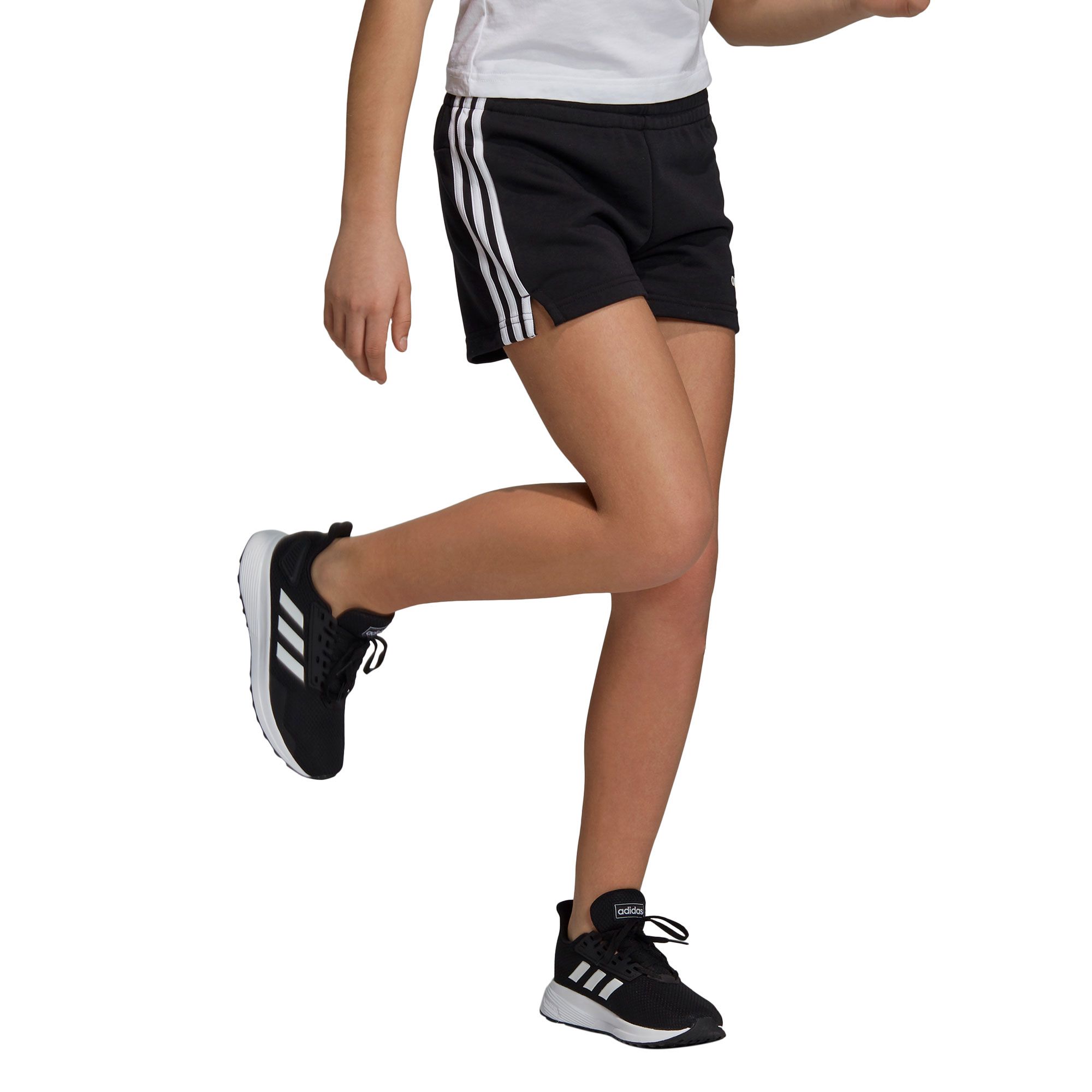 Pantalón Corto de Paseo Essentials 3 Junior Negro - Fútbol Factory