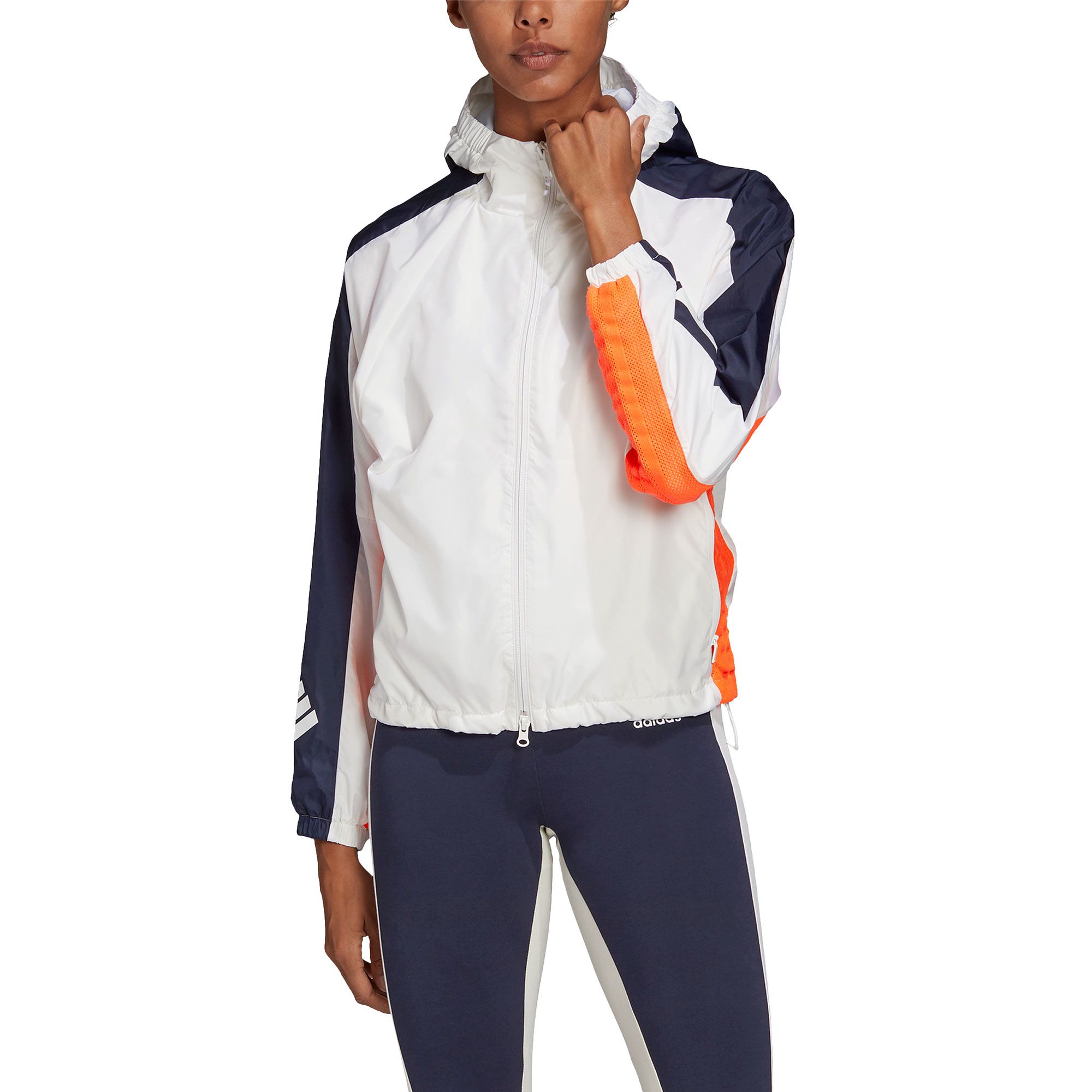 Chaqueta con Capucha de Paseo WND Mujer Blanco - Fútbol Factory