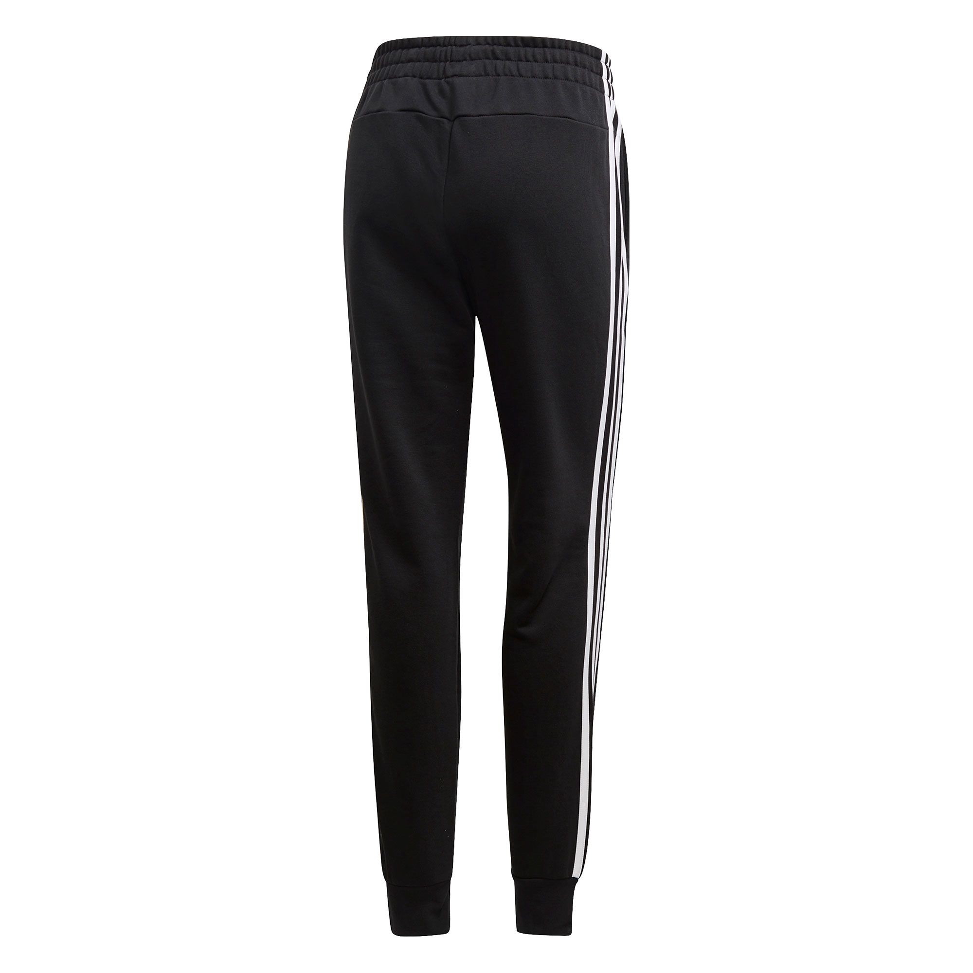 Pantalón Largo de Paseo Essentials Tres Bandas Mujer Negro - Fútbol Factory