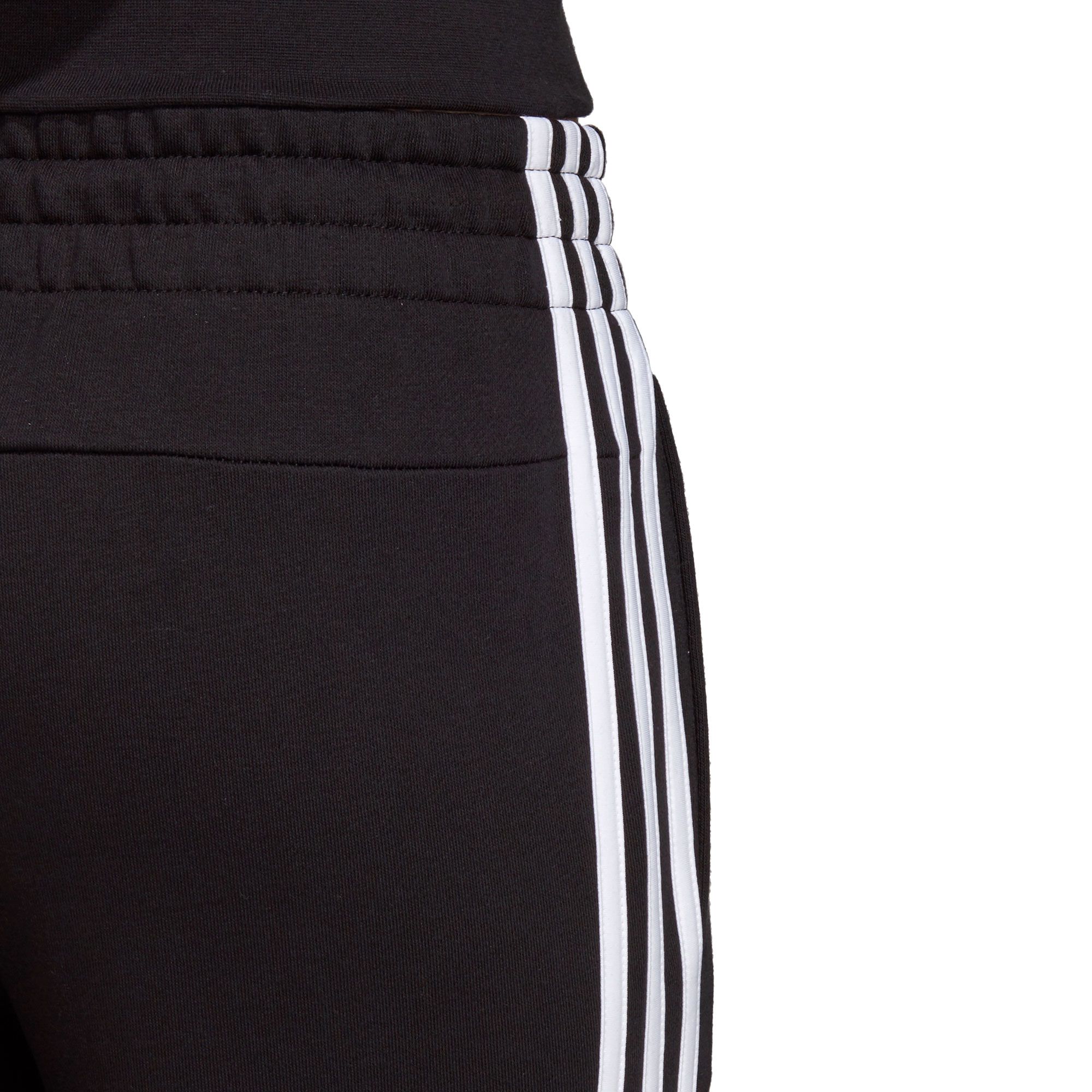 Pantalón Largo de Paseo Essentials Tres Bandas Mujer Negro - Fútbol Factory