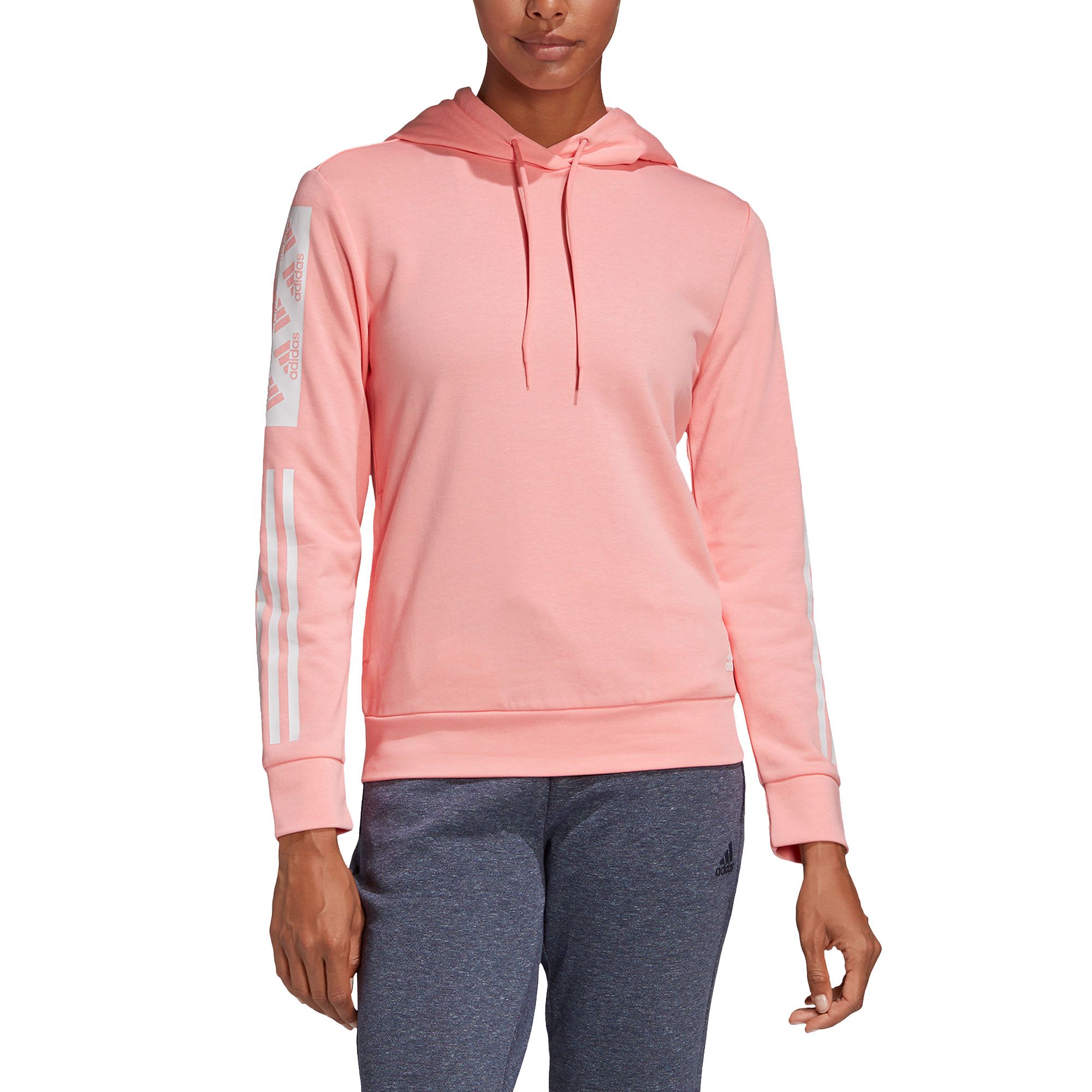 Sudadera con Capucha de Paseo Block Mujer Rosa - Fútbol Factory