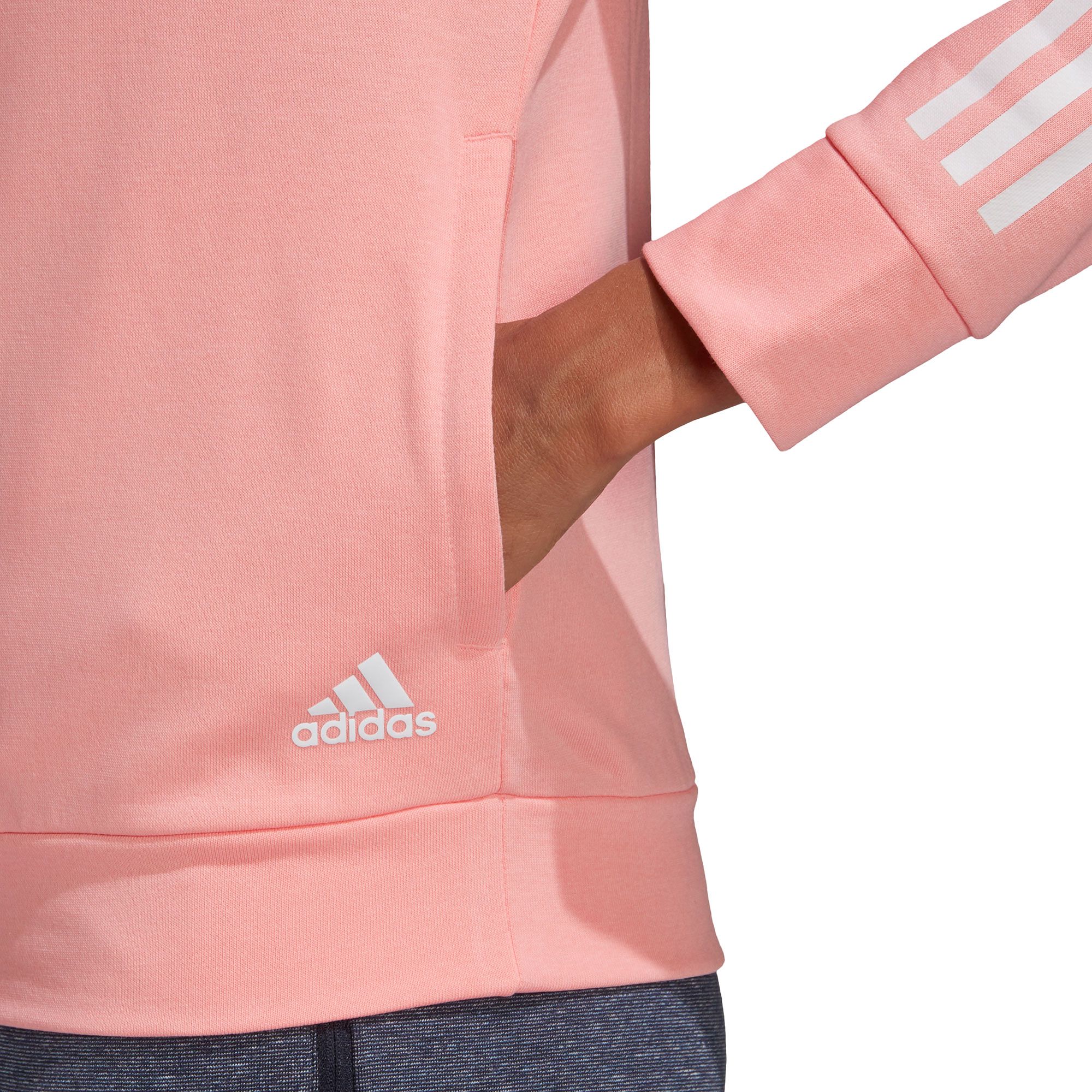 Sudadera con Capucha de Paseo Block Mujer Rosa - Fútbol Factory
