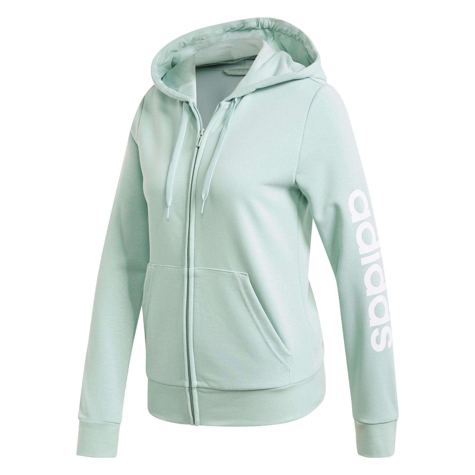 Chaqueta de Paseo con Capucha Essentials Linear Mujer Verde - Fútbol Factory