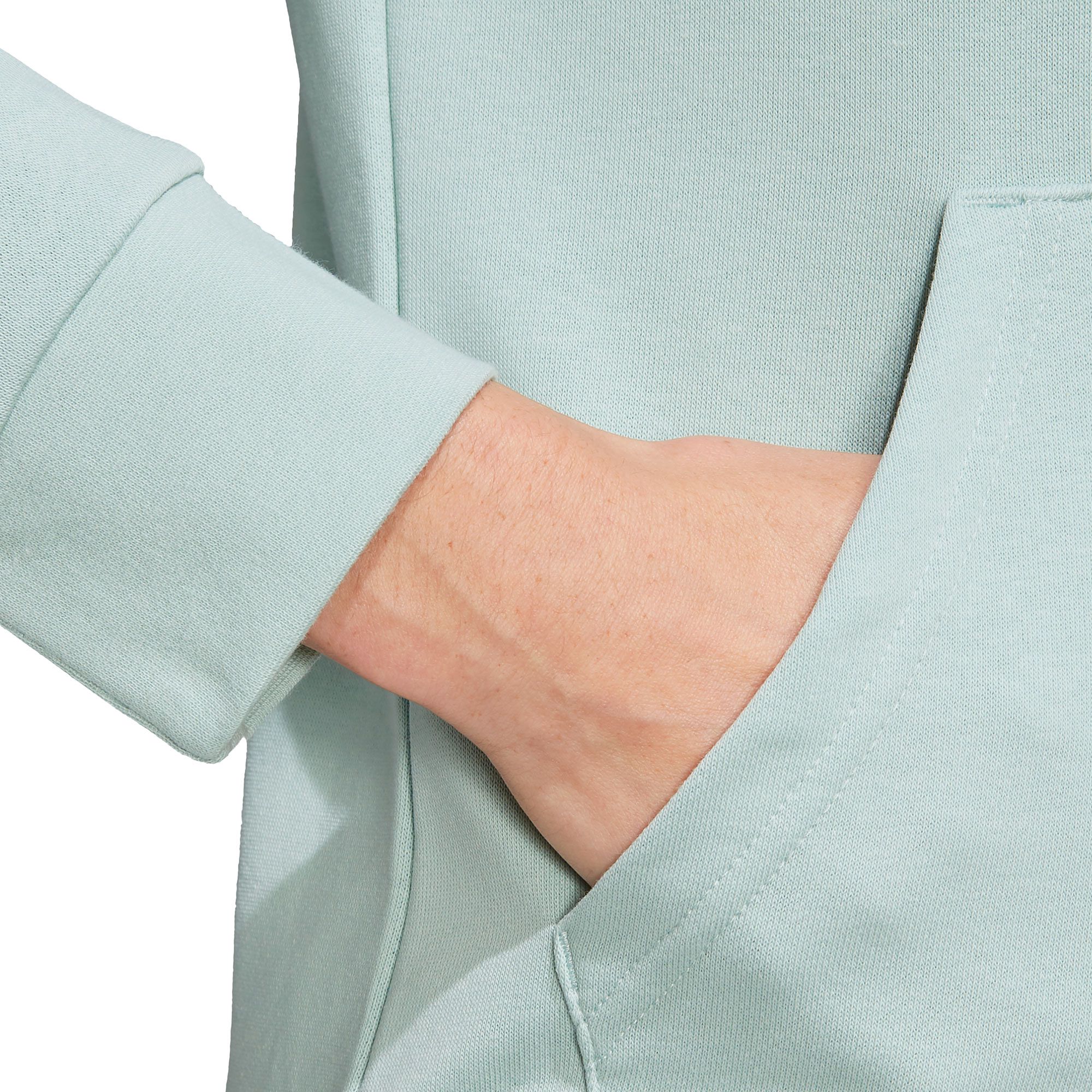 Chaqueta de Paseo con Capucha Essentials Linear Mujer Verde - Fútbol Factory
